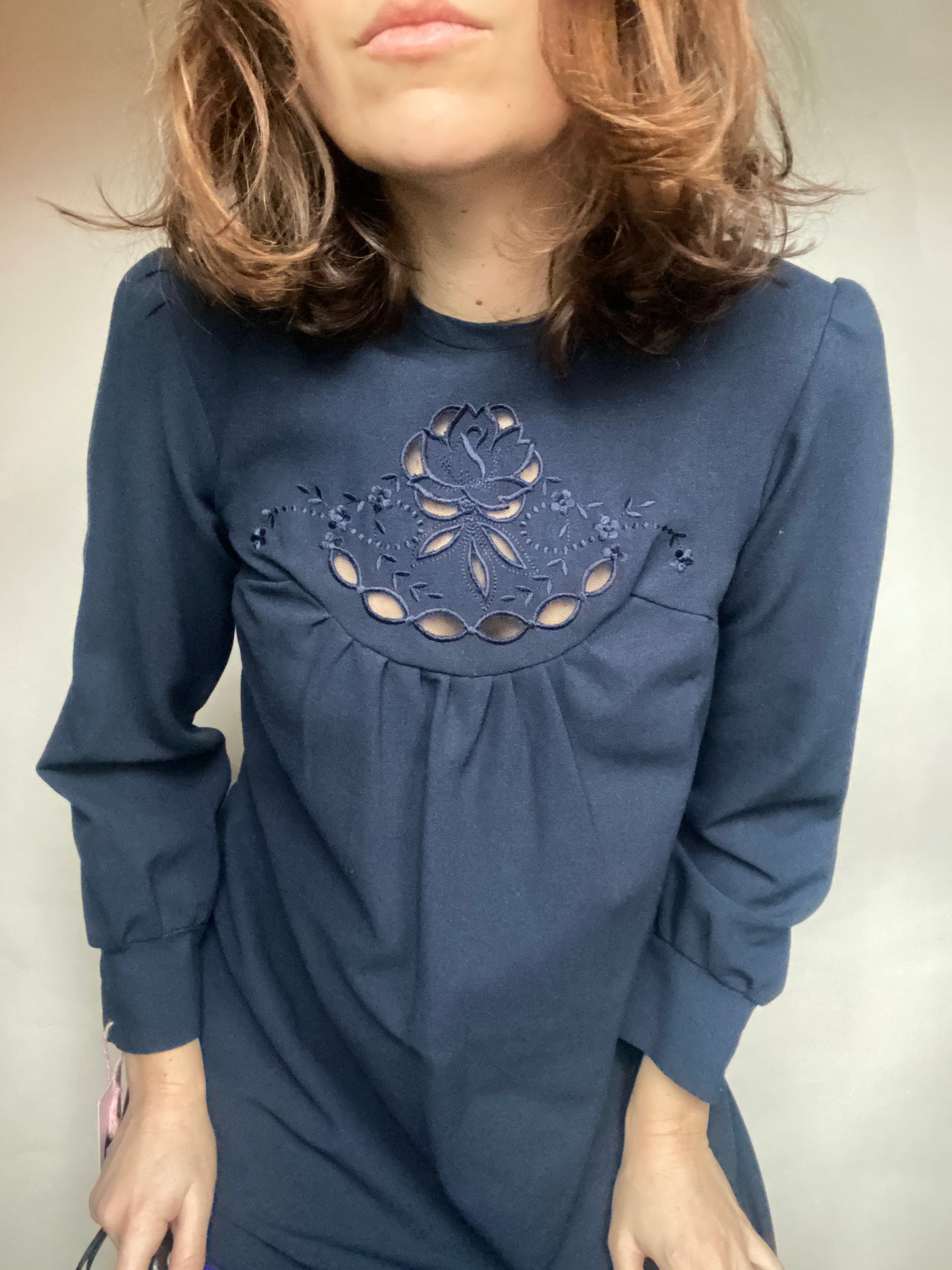 Mini blue dress