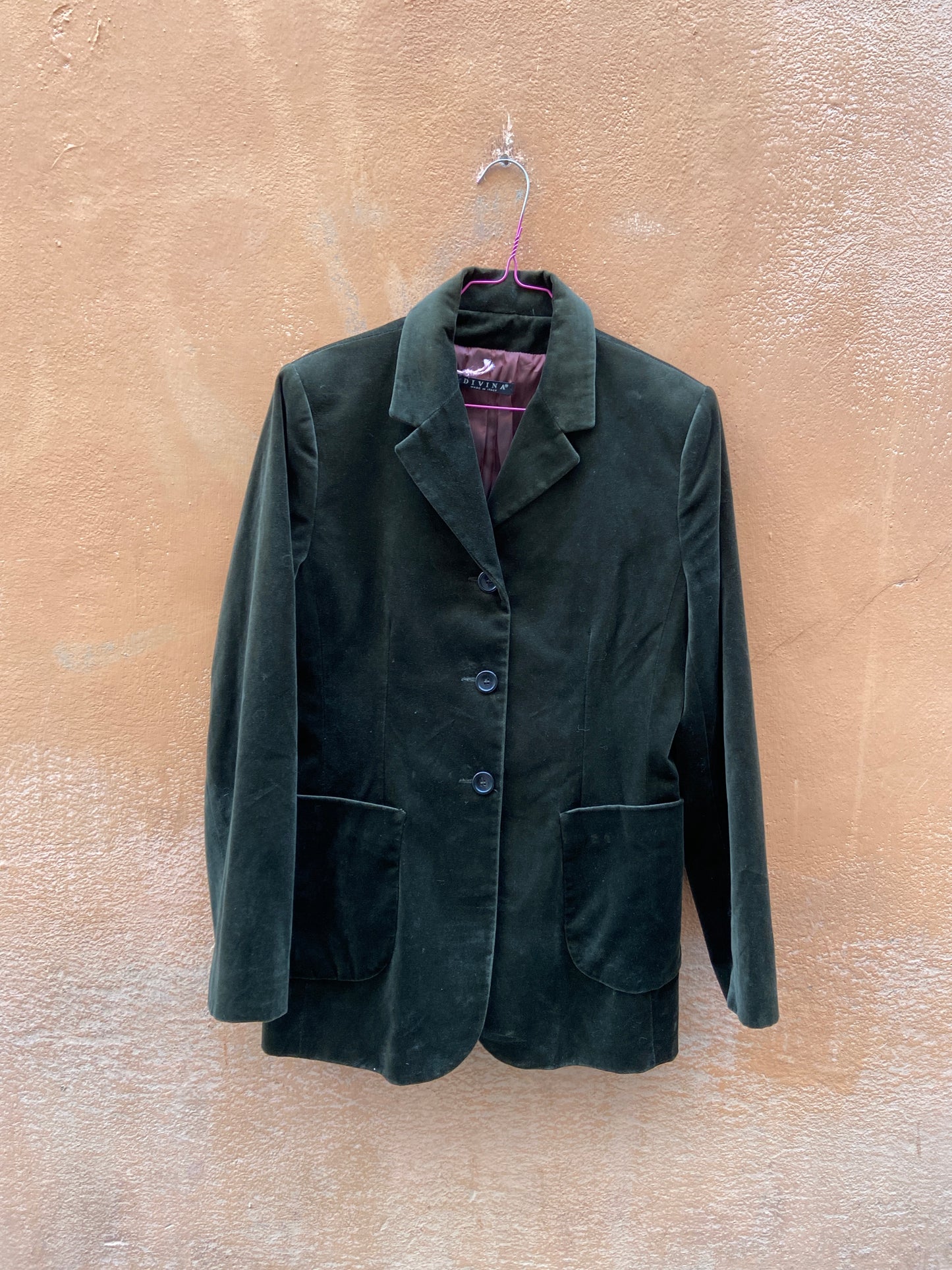 Blazer in velluto y2k