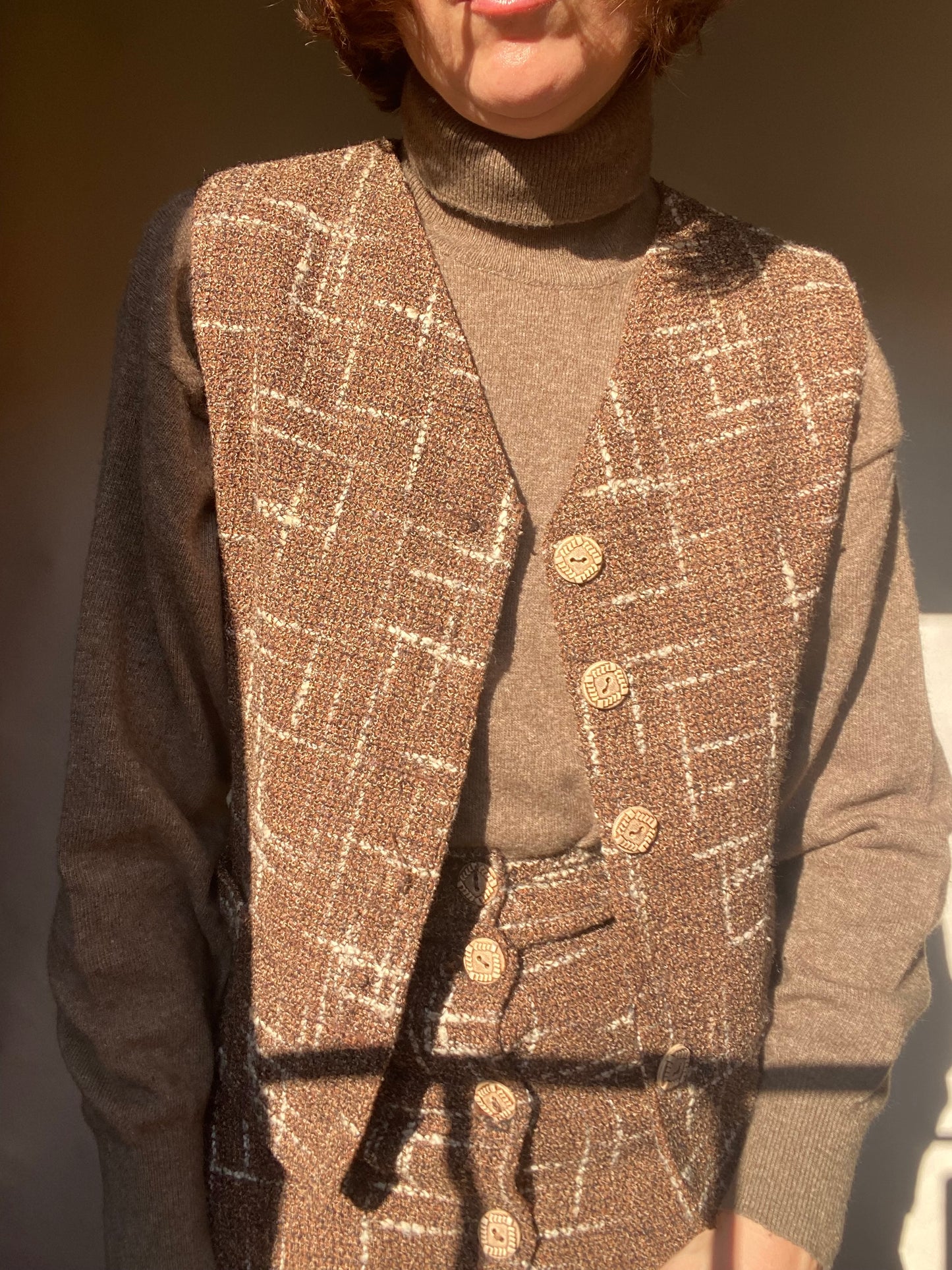 Completo gilet + gonna