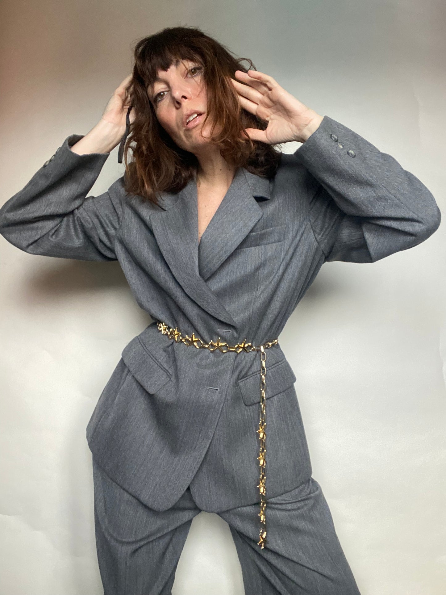 Completo pantalone grigio