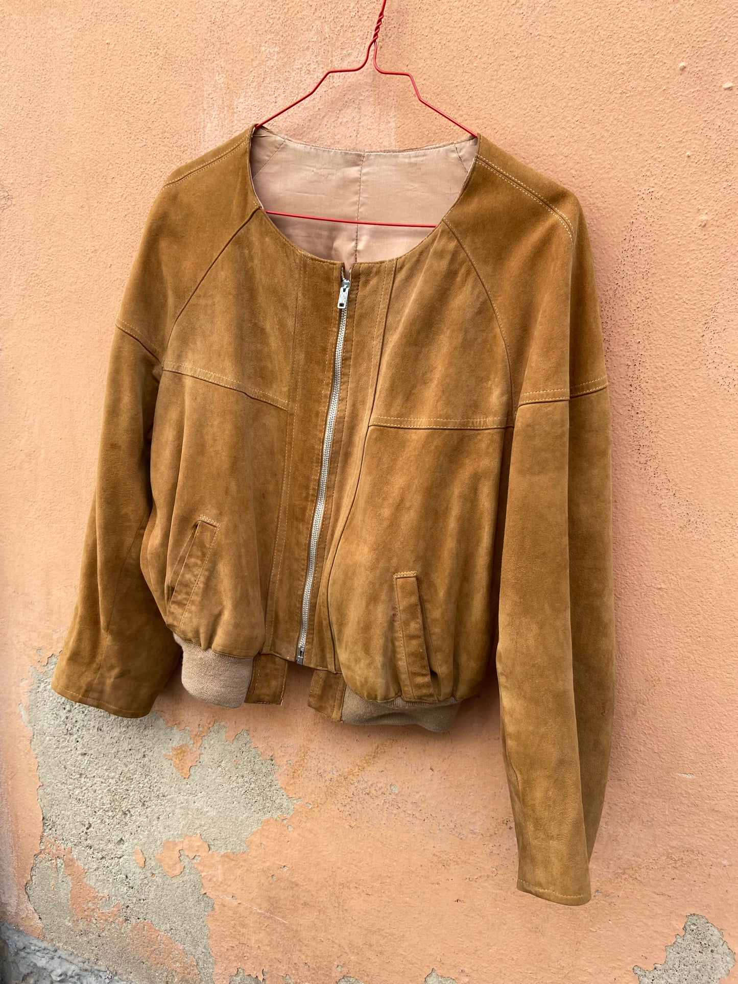 Bomber scamosciato