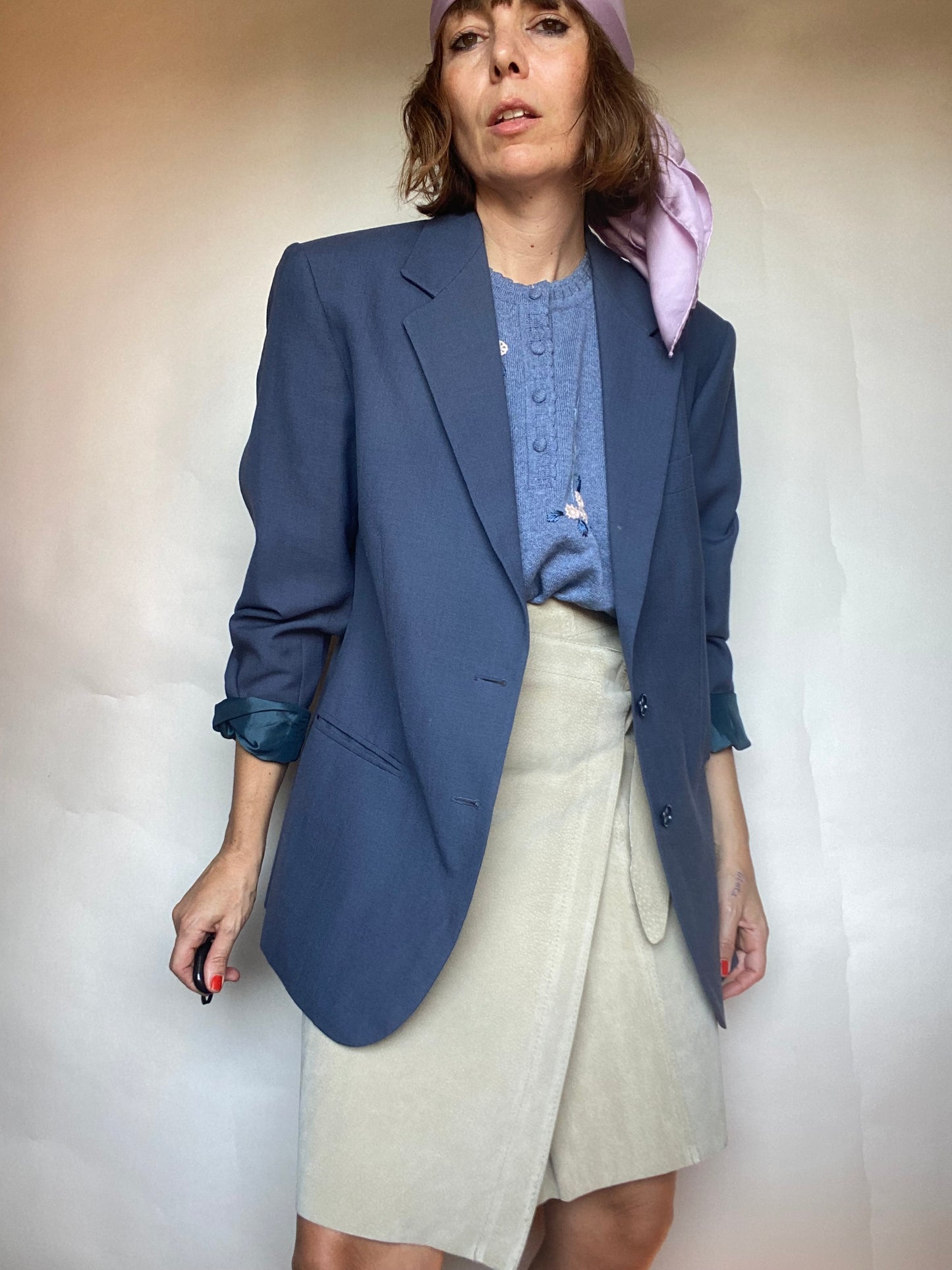 Blazer carta zucchero oversize