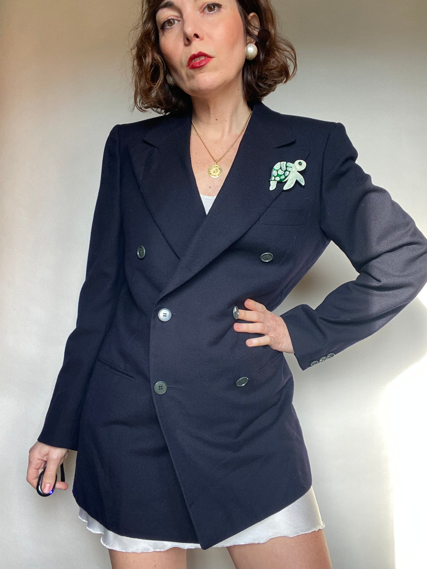 Blazer doppiopetto blu