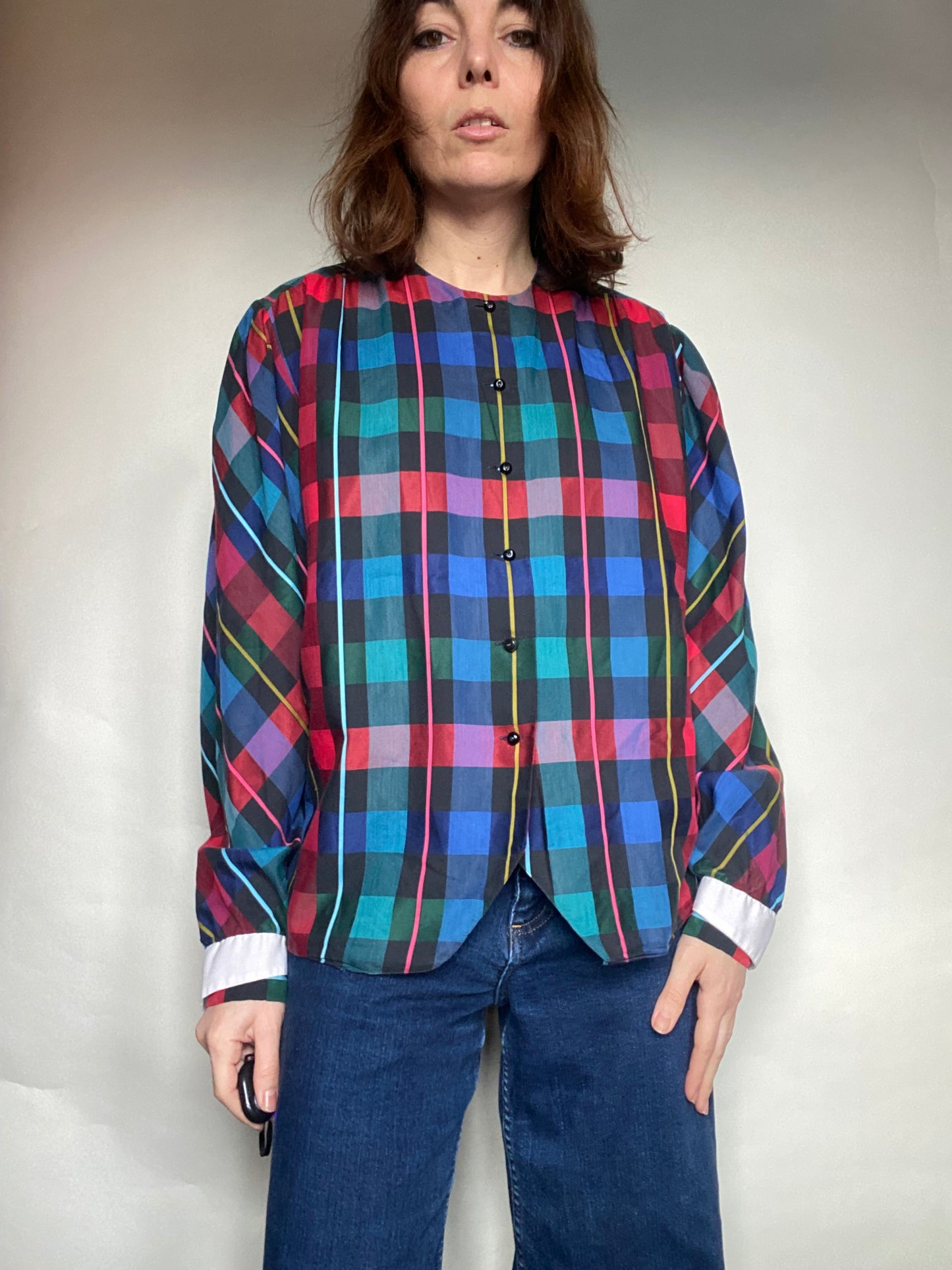 Camicia tartan anni 80