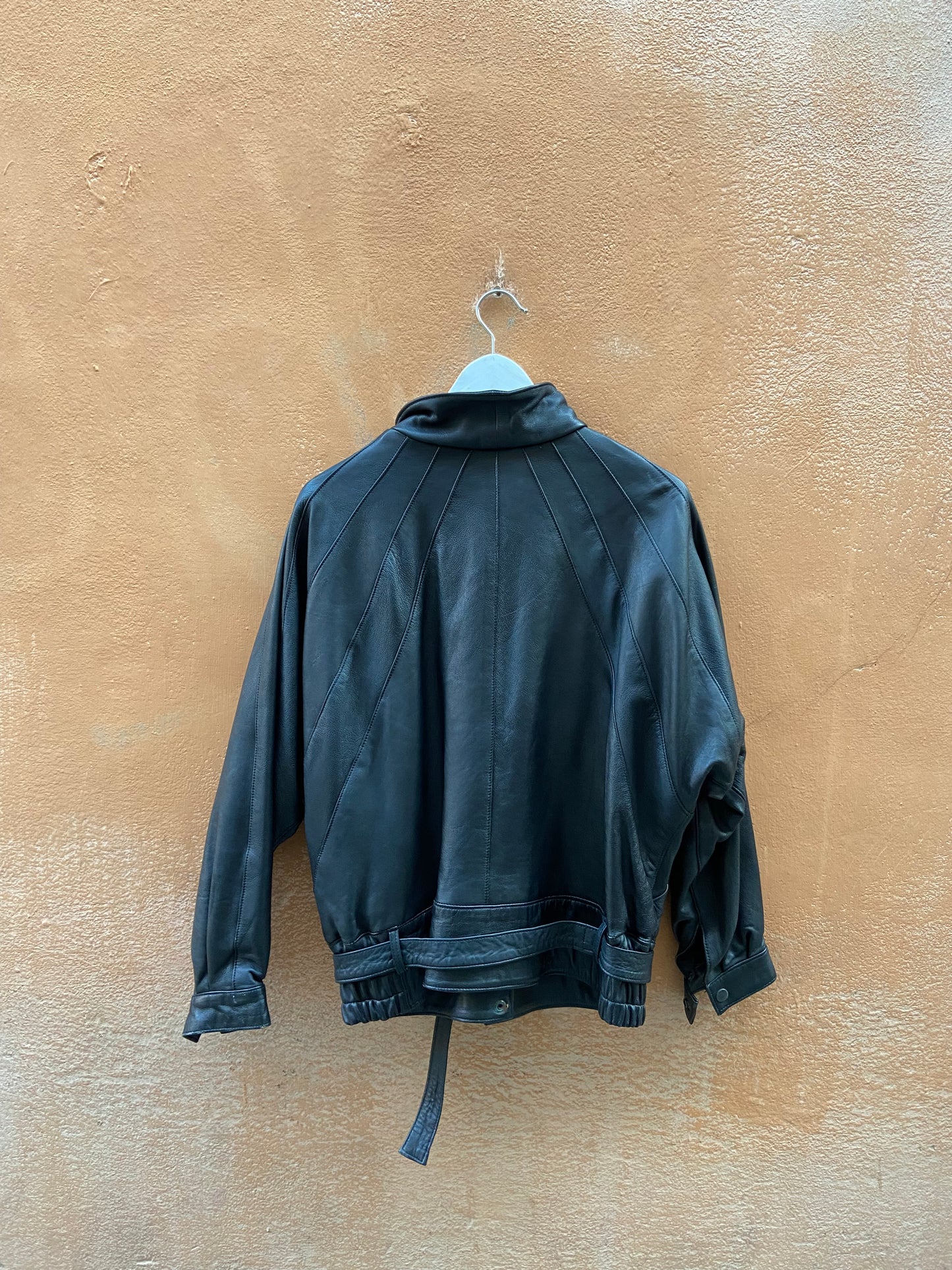 Giacca pelle 80s