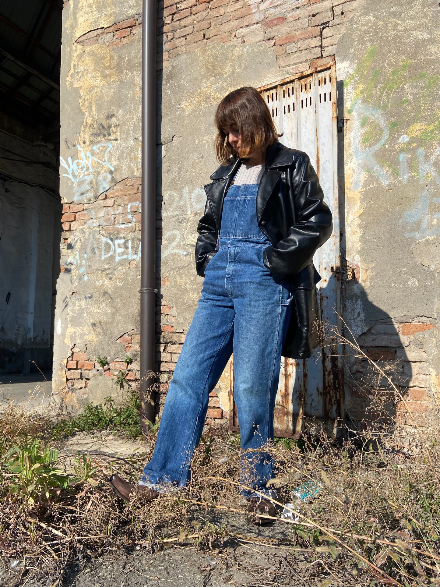 Giacca ecopelle unisex