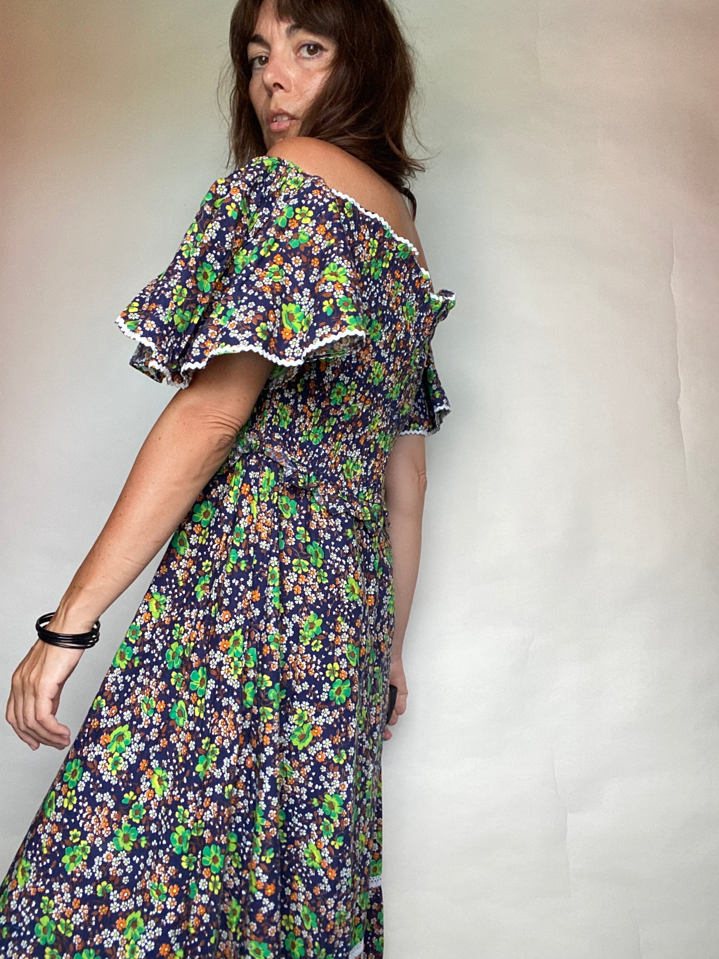 Abito 70s floreale