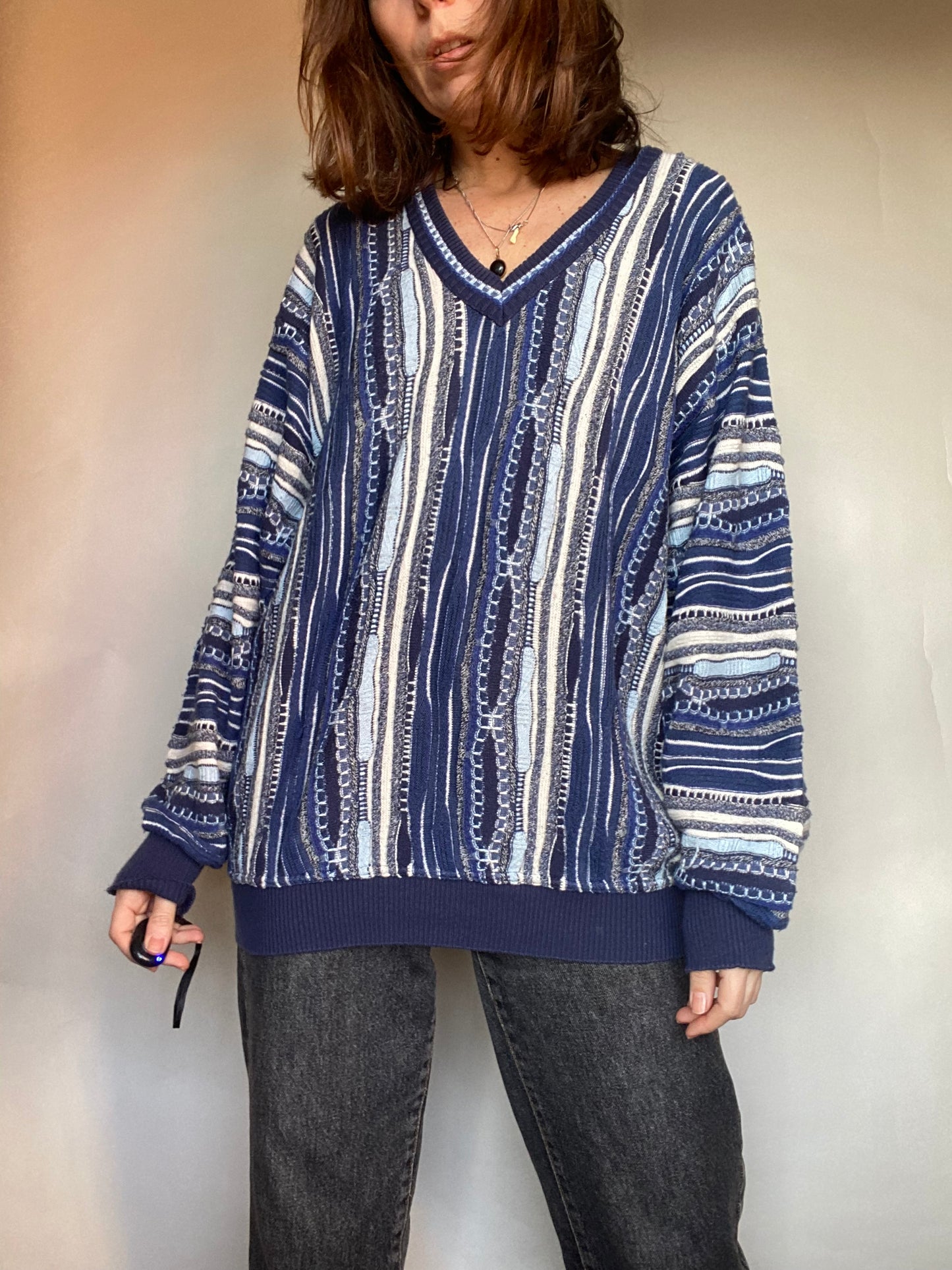 Maglione scollo V
