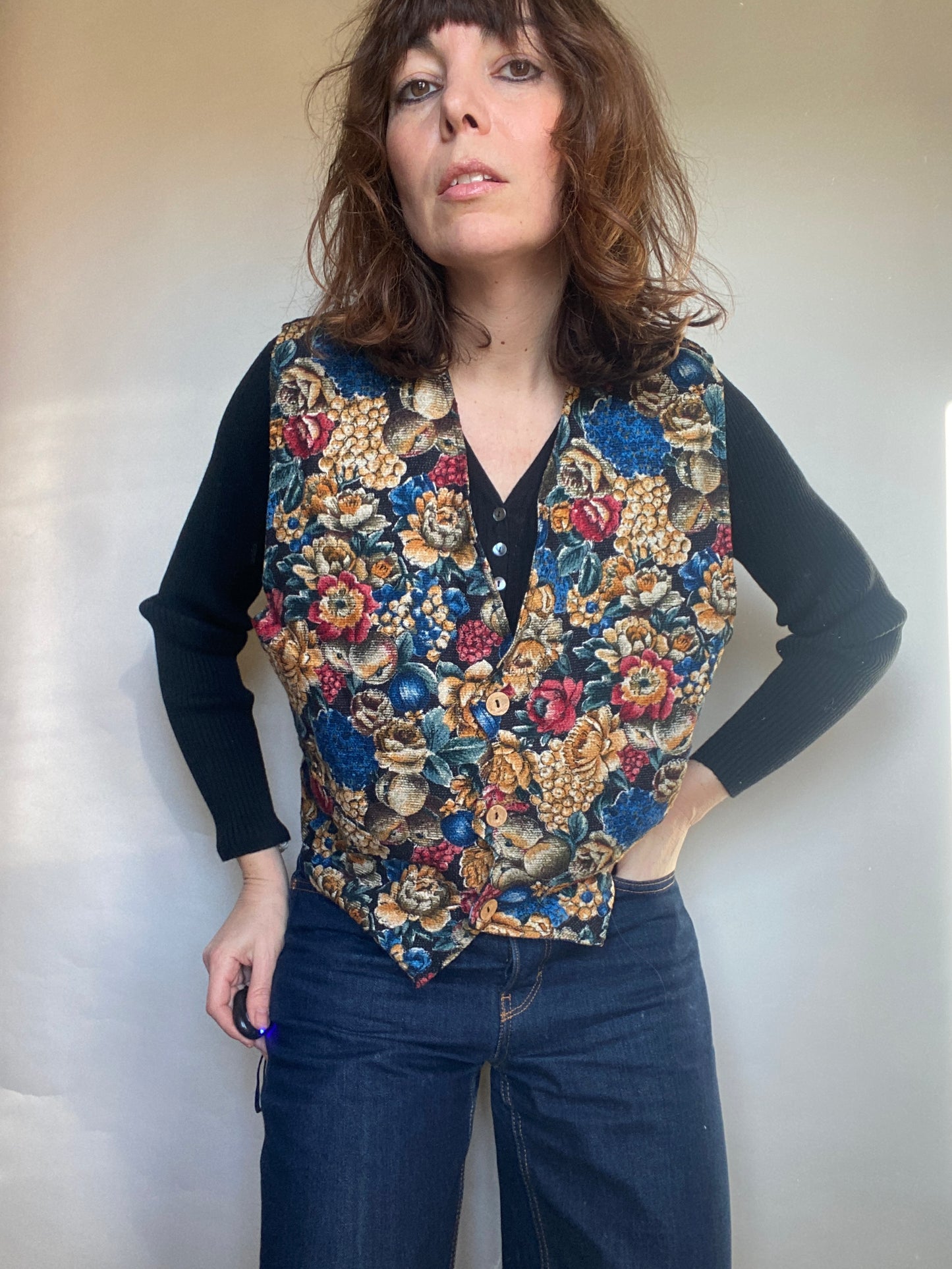 Gilet floreale