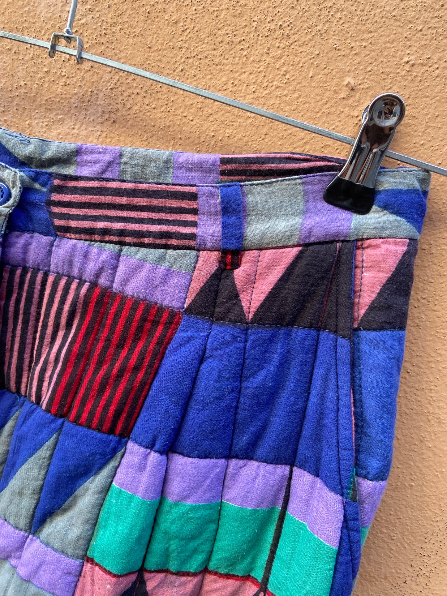 Gonna midi patchwork quilted