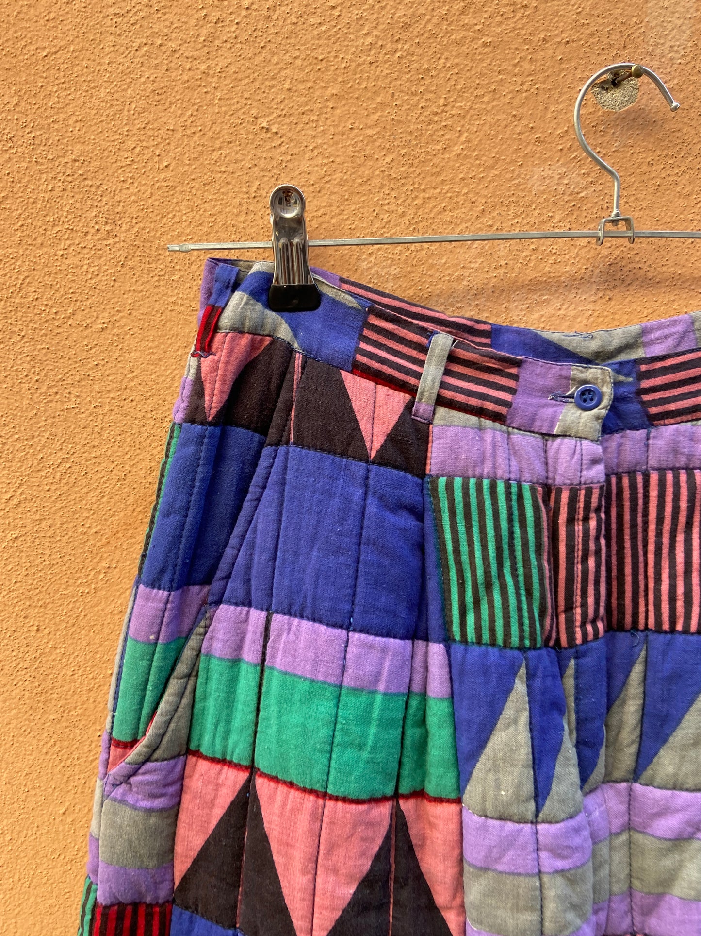 Gonna midi patchwork quilted
