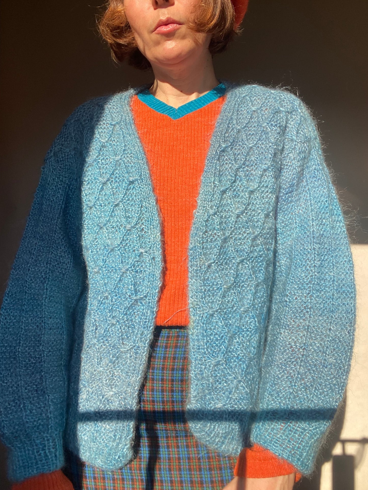 Cardigan azzurro