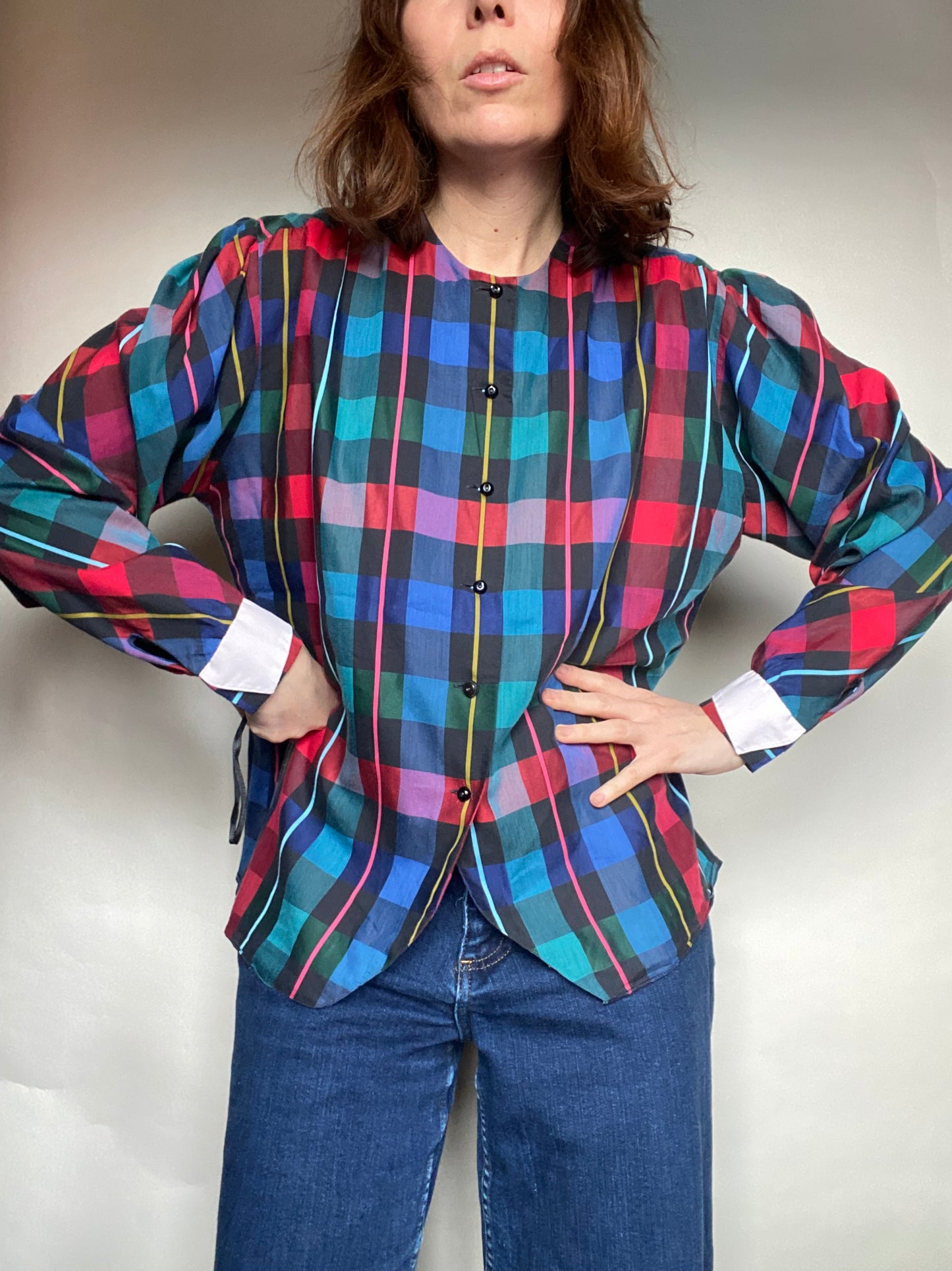 Camicia tartan anni 80
