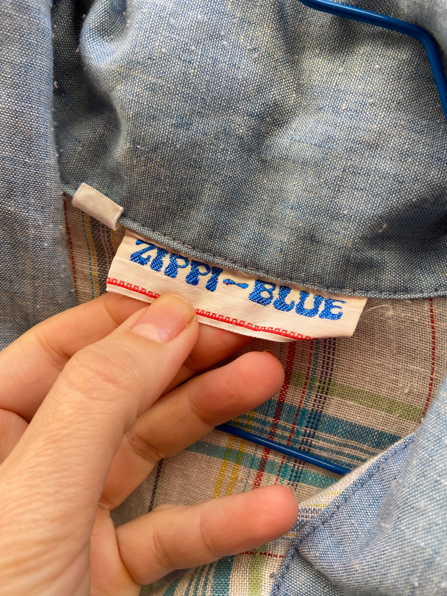 Camicia jeans Zippi-Blue