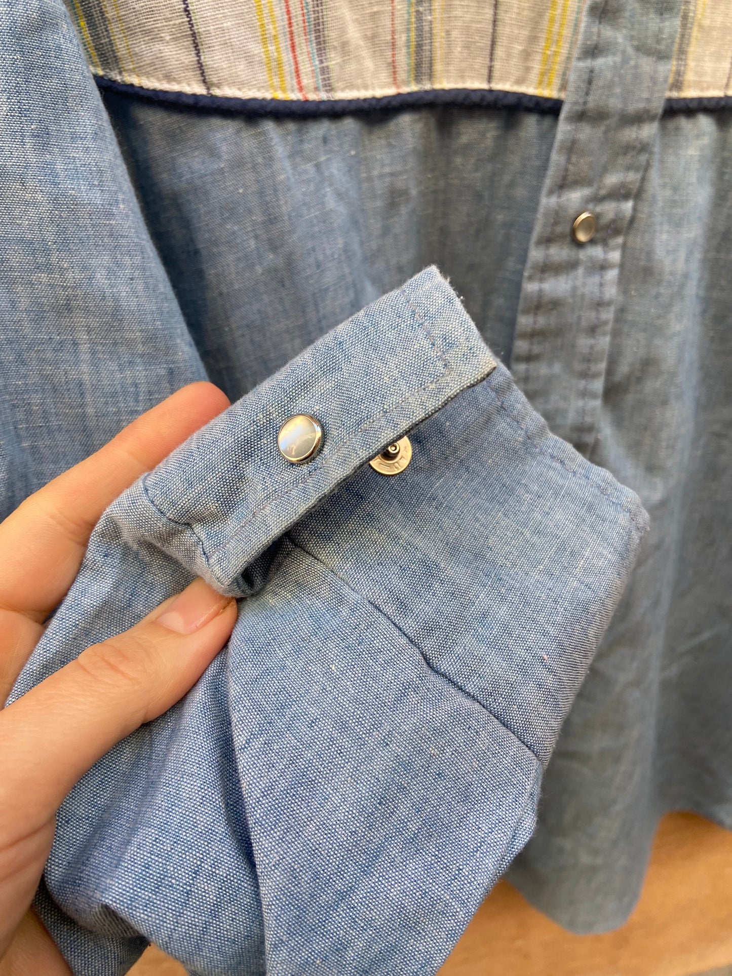 Camicia jeans Zippi-Blue