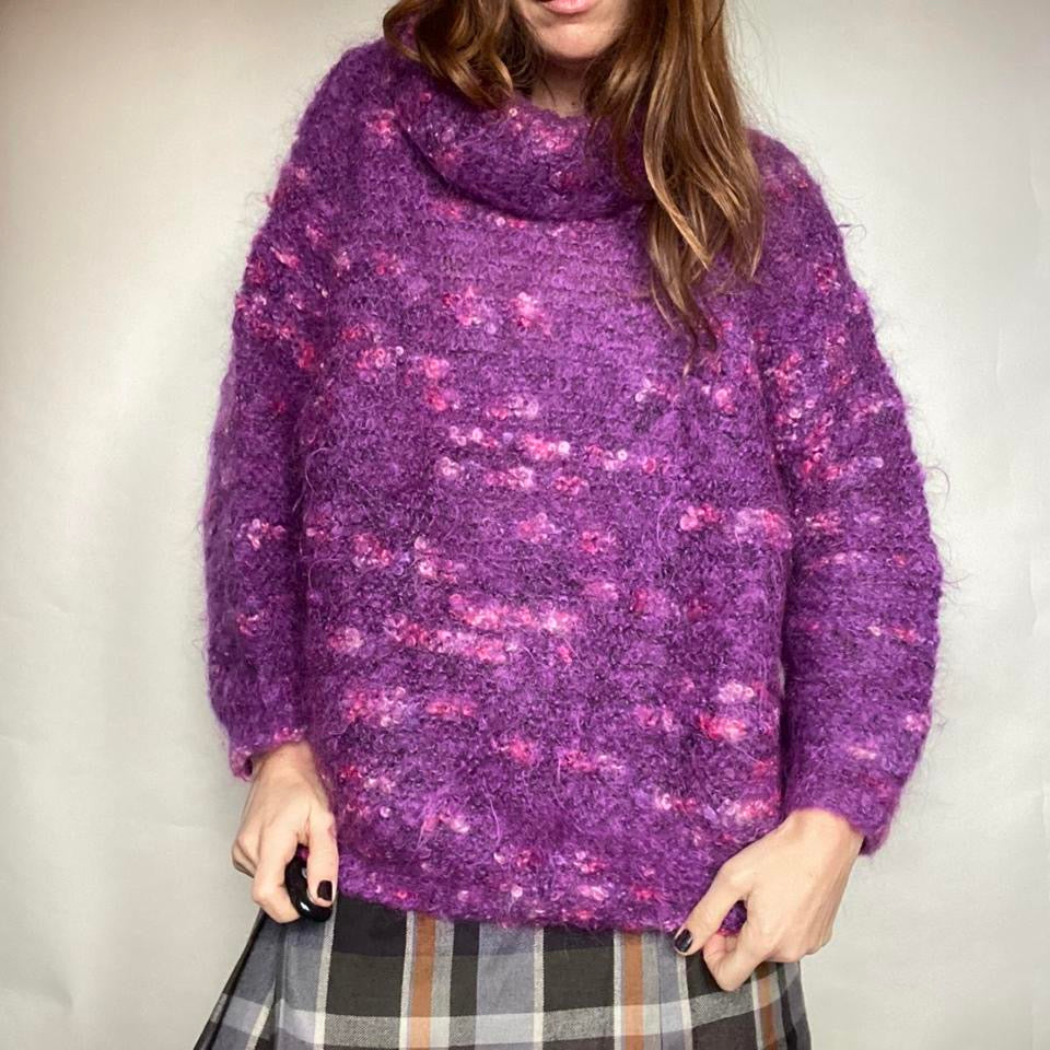 Maxi pull mélange