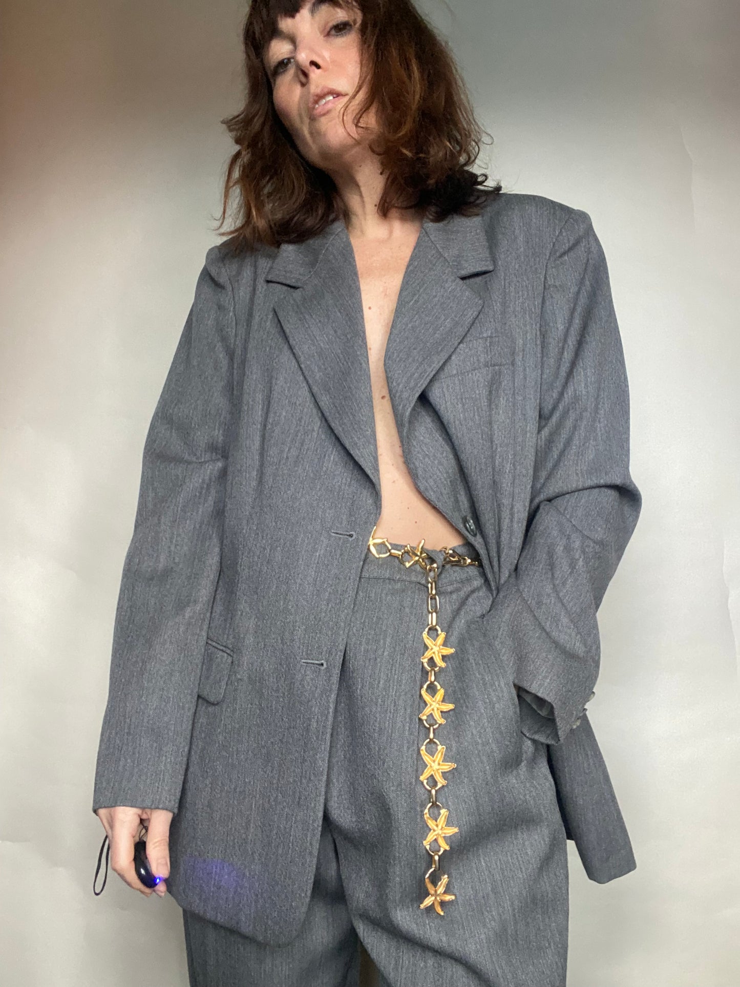 Completo pantalone grigio
