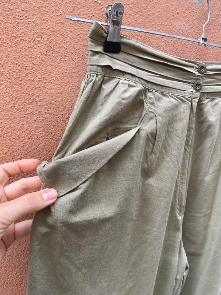 Pantalone vintage xs kaki