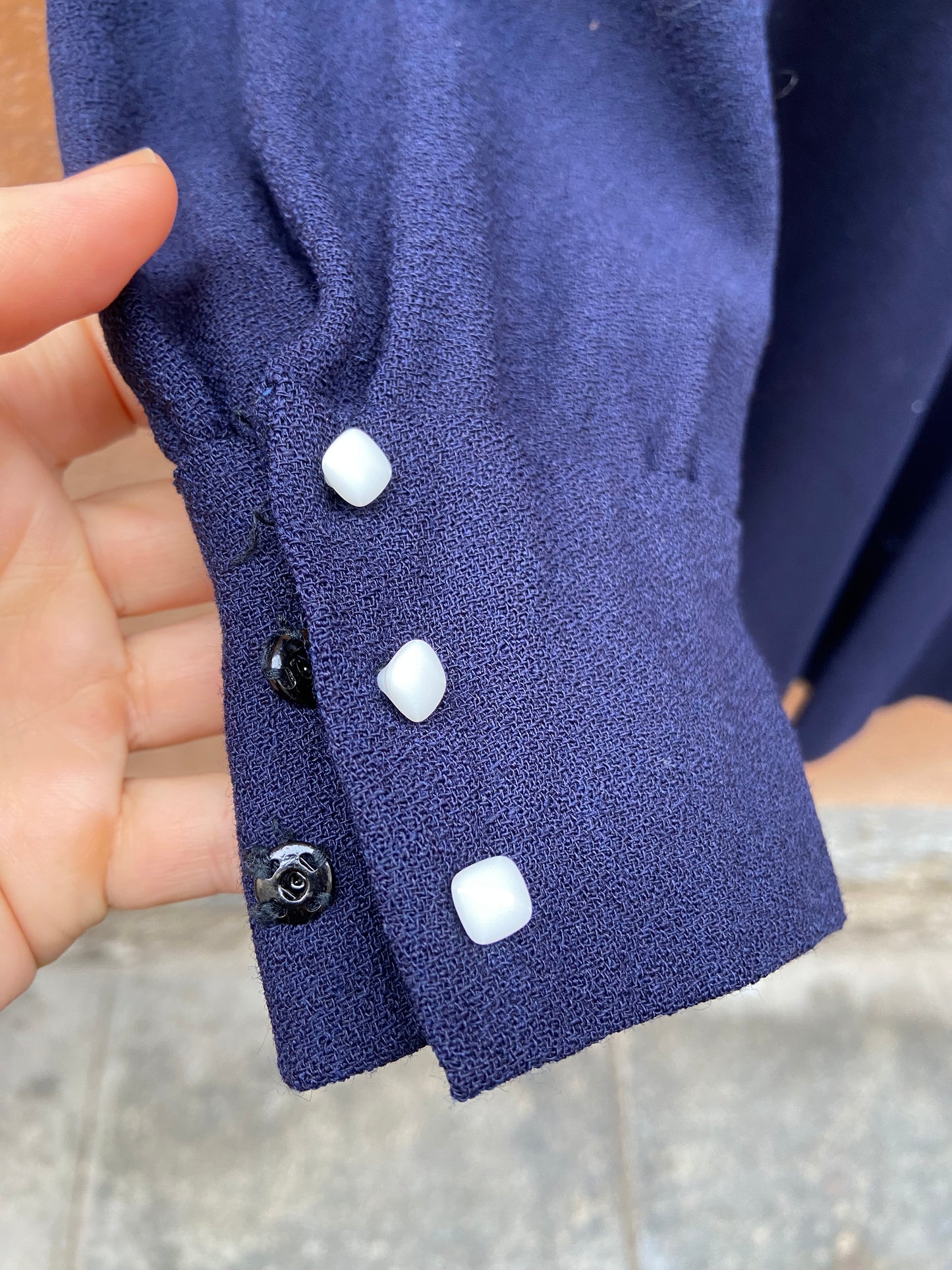 Abito 70s blu