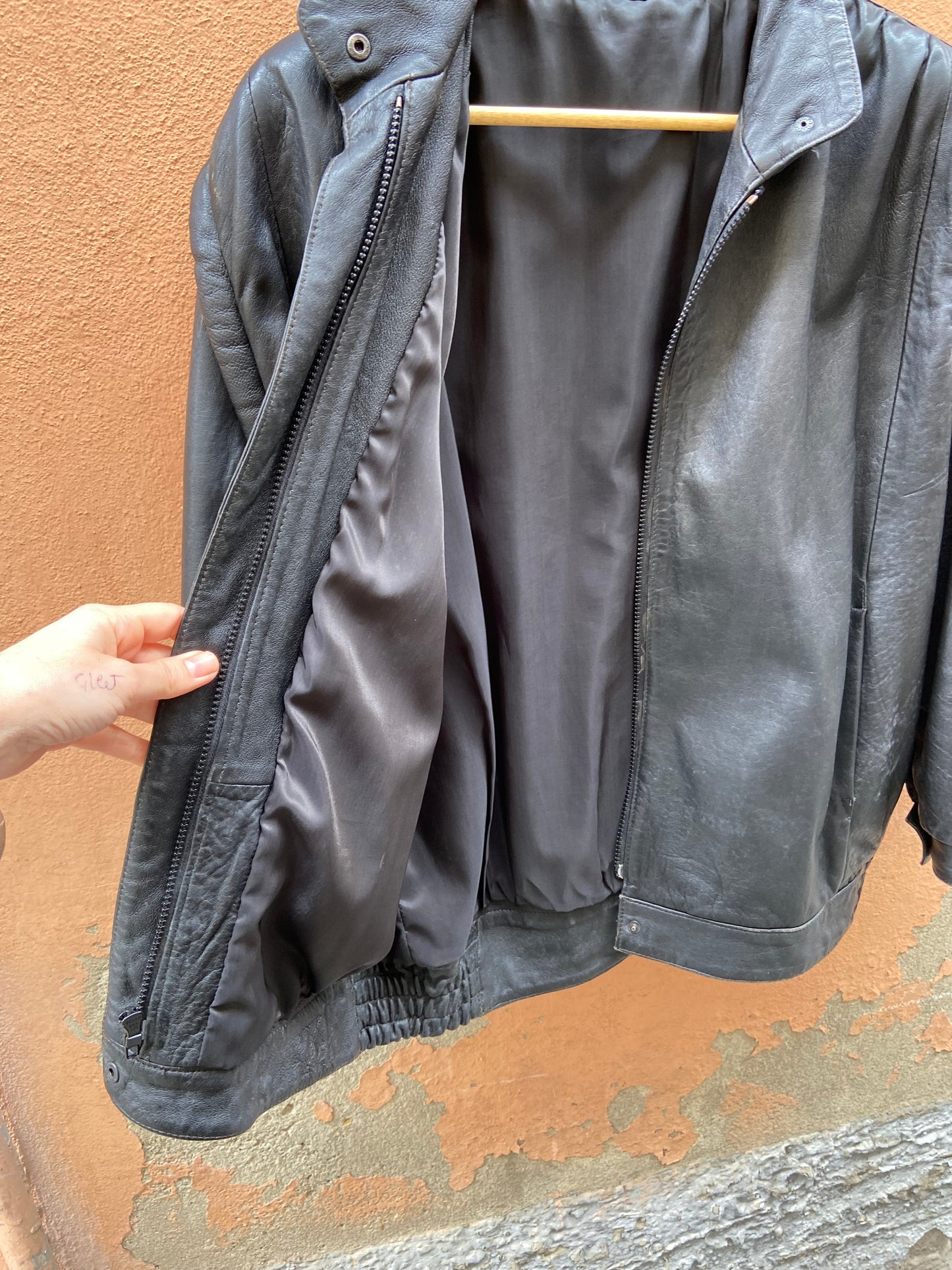 Bomber pelle 80s Luigi