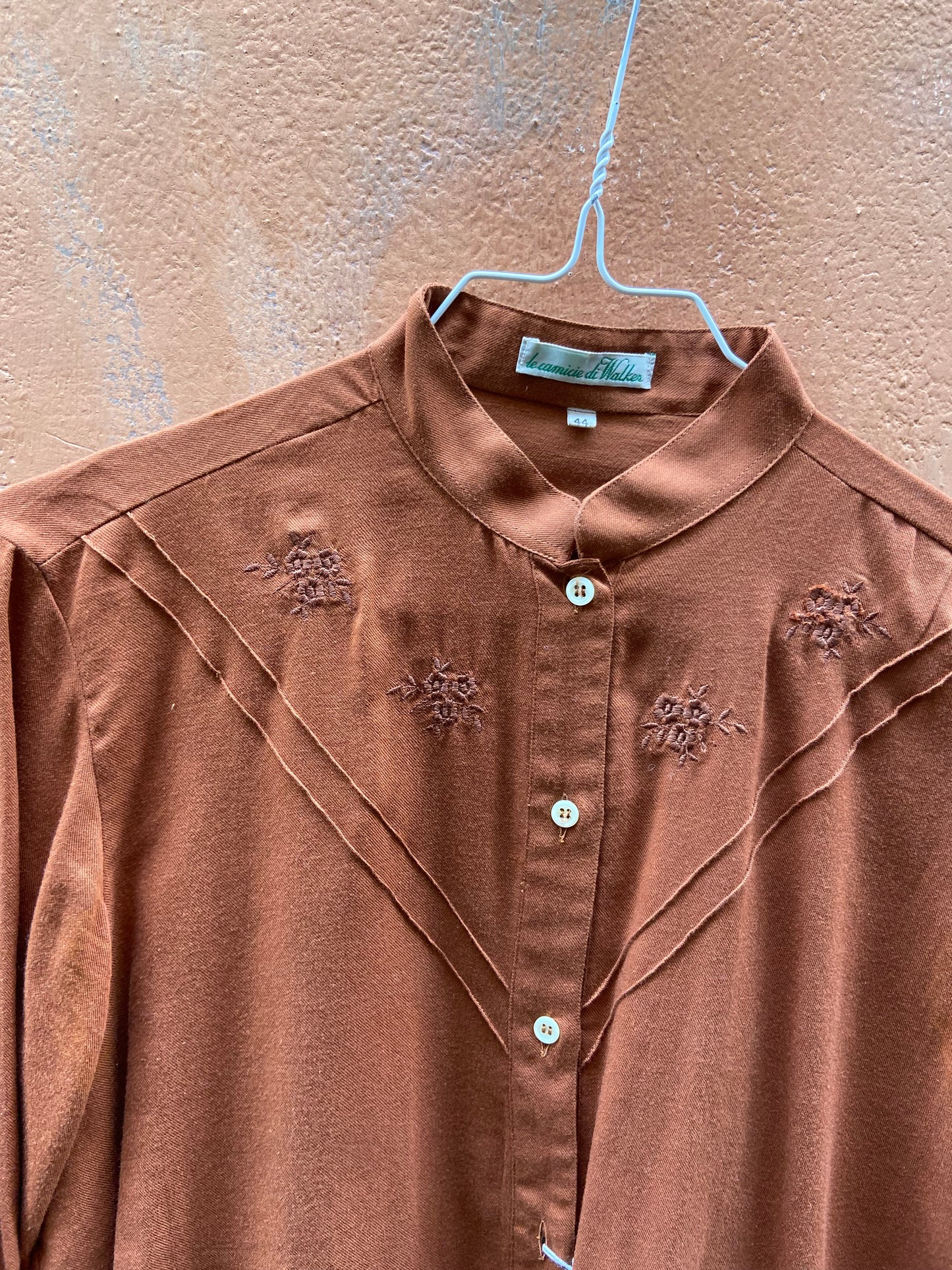 Camicia color ruggine