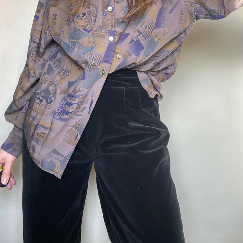 Pantalone velluto 80s