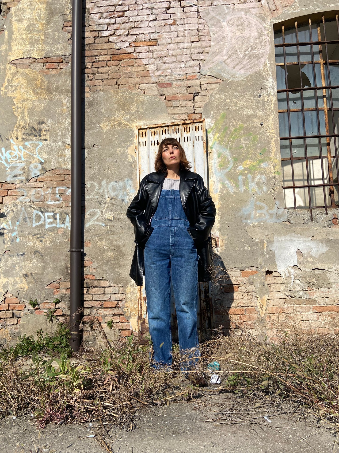 Giacca ecopelle unisex