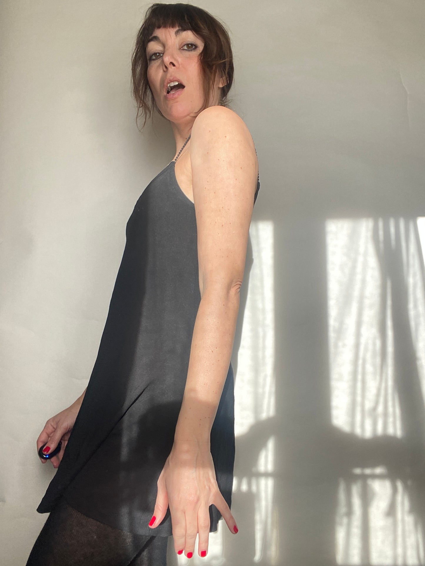 Party dress spalline brillantini