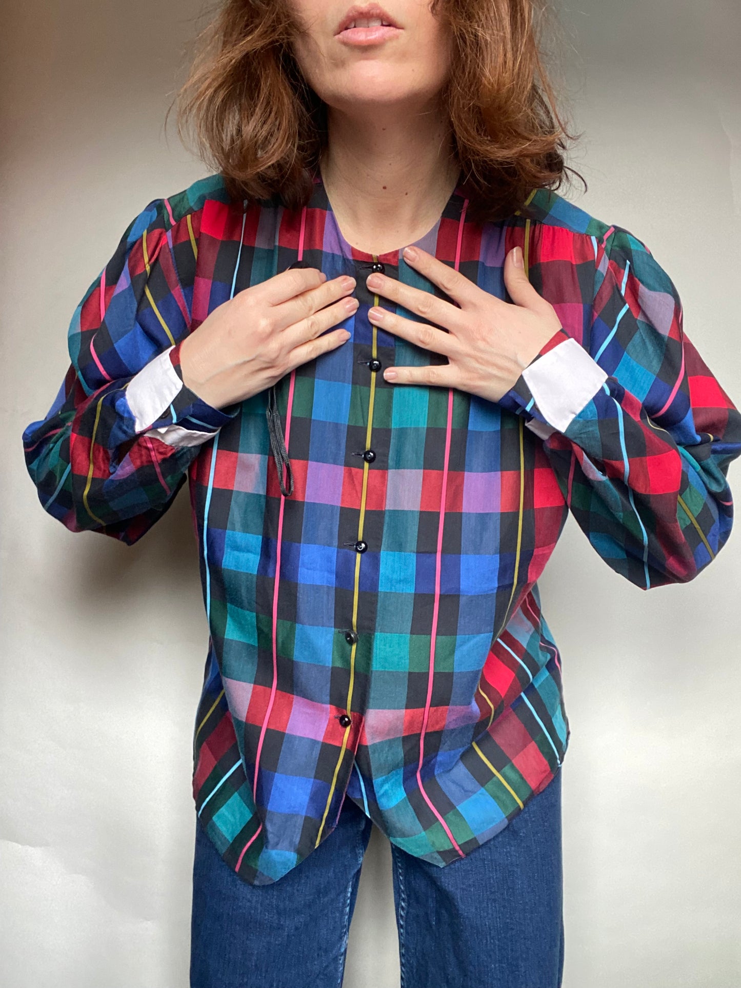 Camicia tartan anni 80