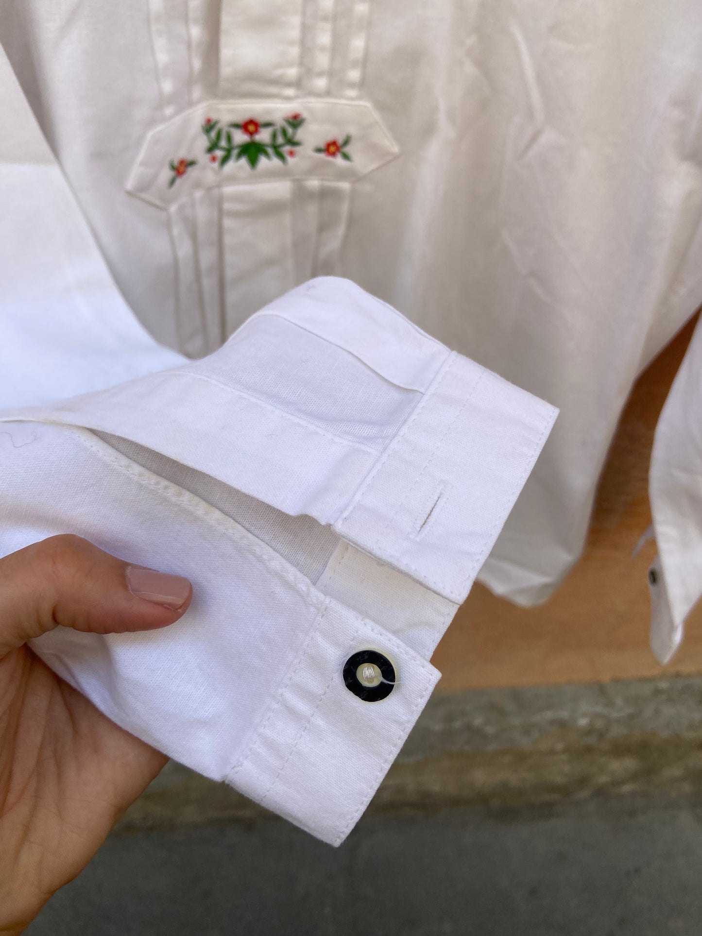 Camicia tirolese vintage L