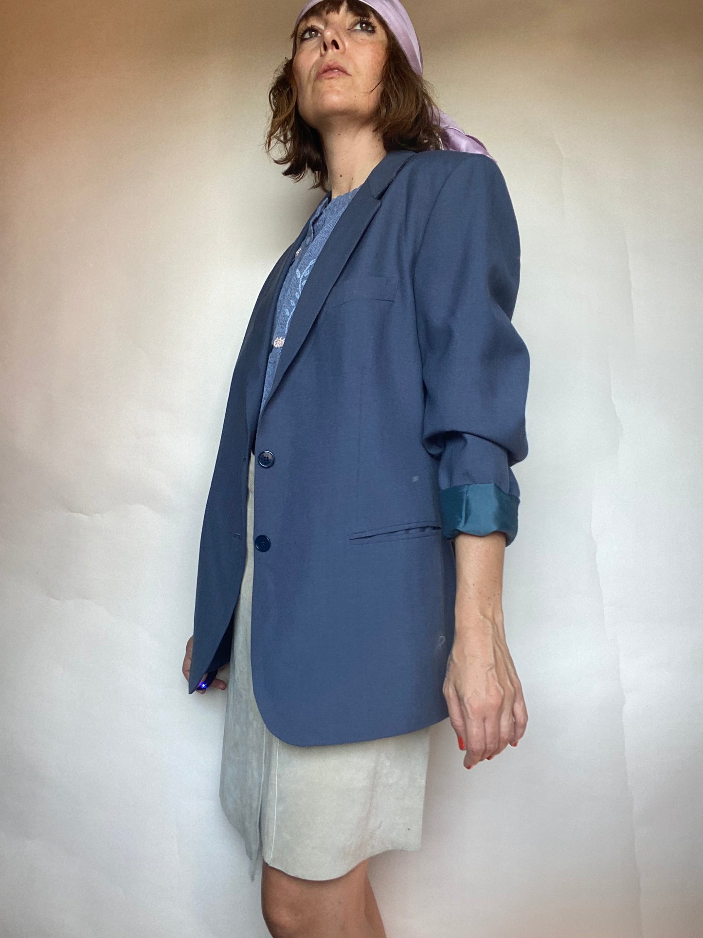 Blazer carta zucchero oversize