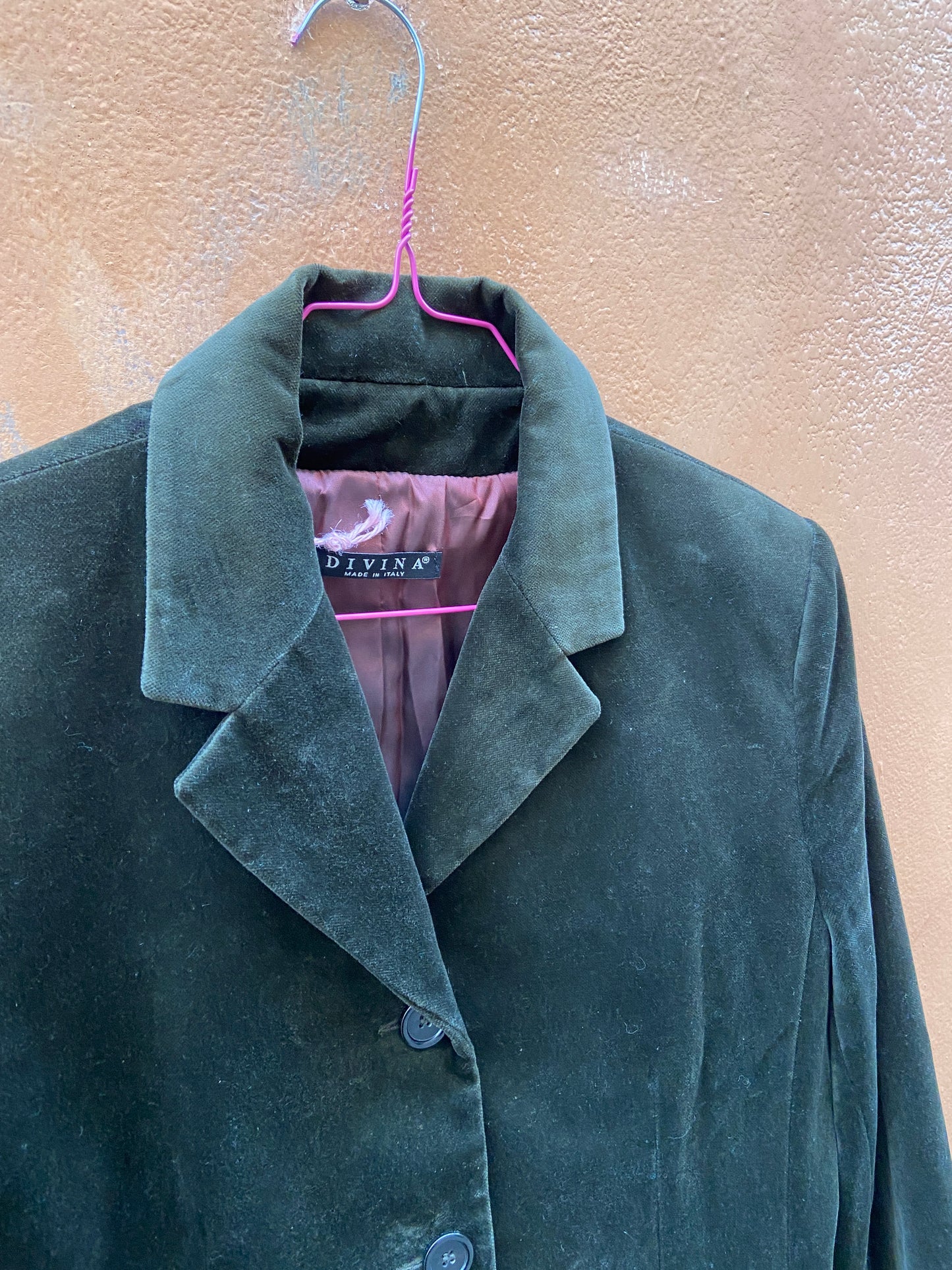 Blazer in velluto y2k