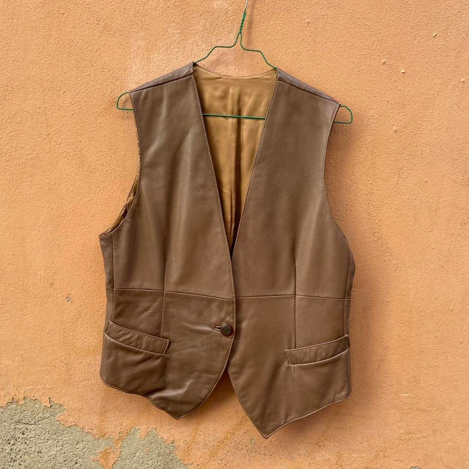 Gilet pelle
