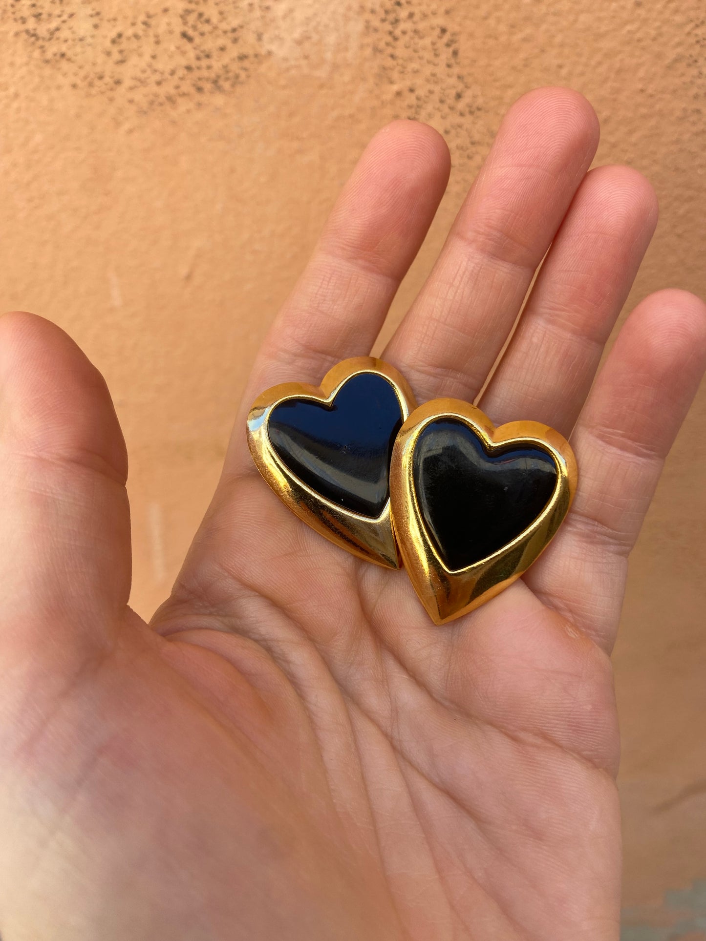 Orecchini vintage, cuore