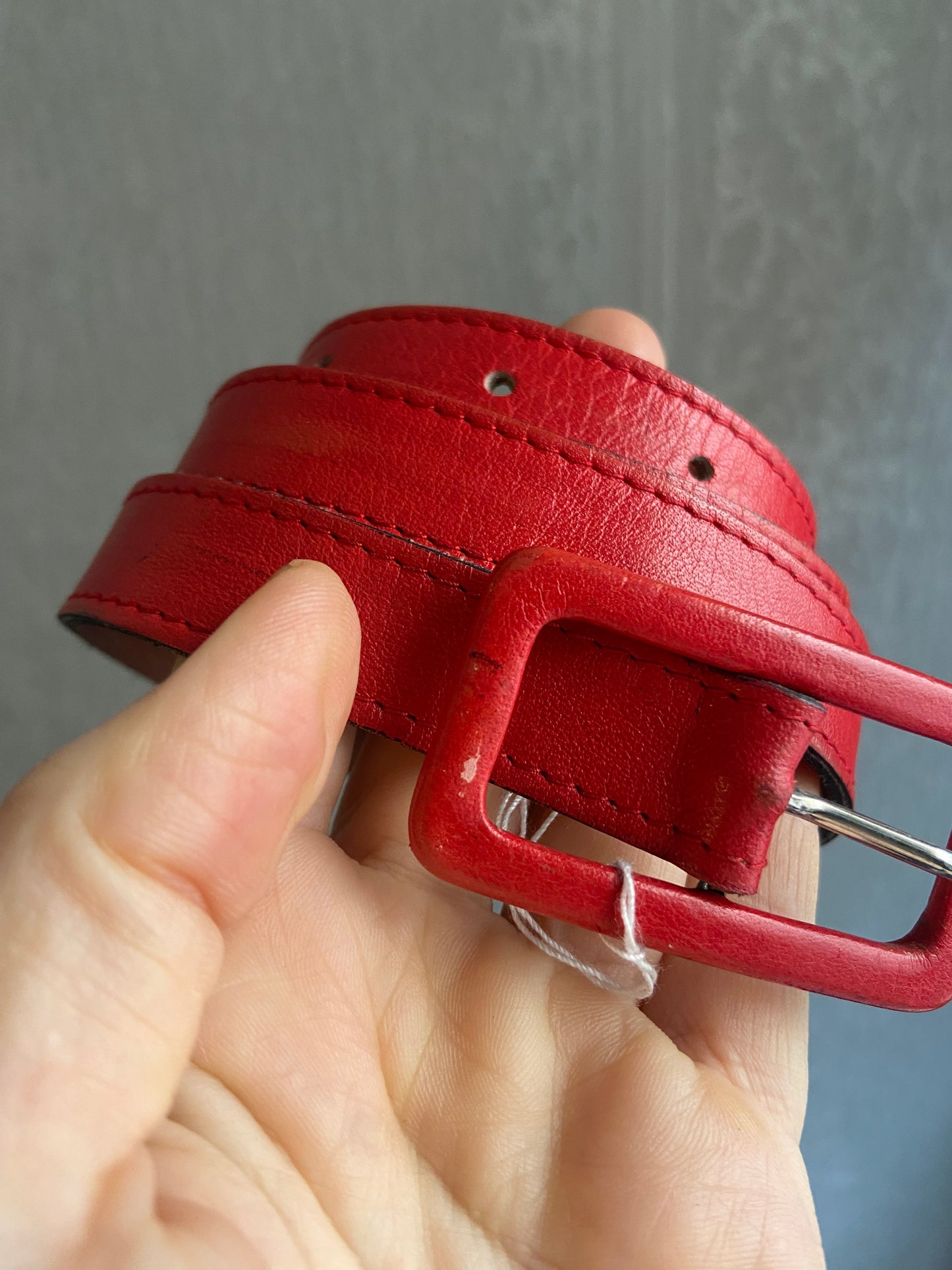 Anni 70, cinturina rossa