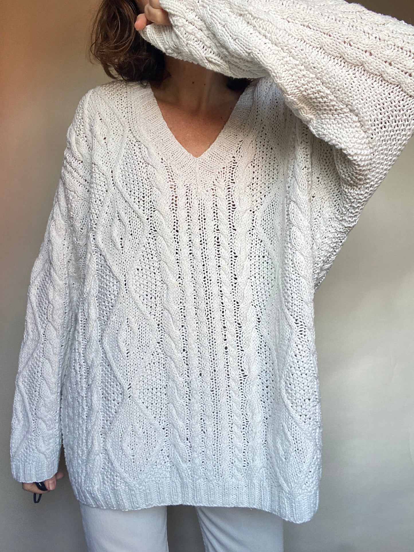 Maglione scollo V