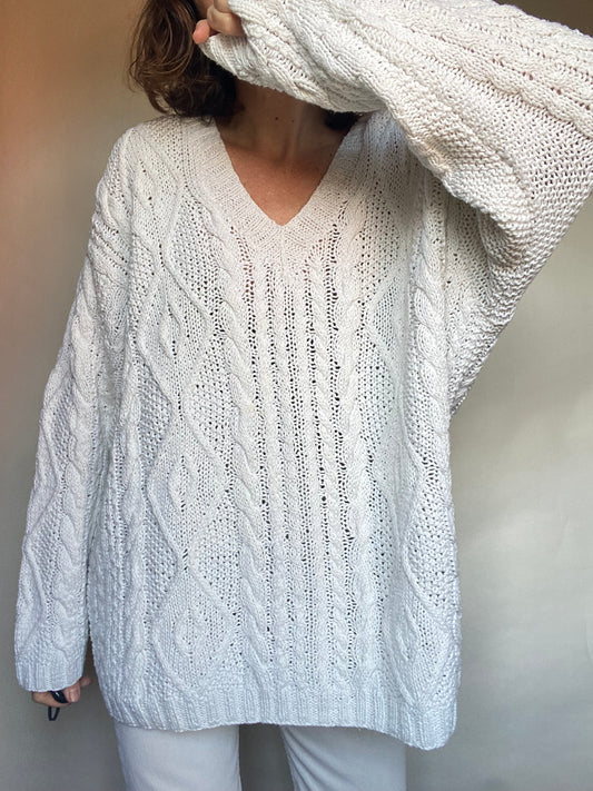 Maglione scollo V