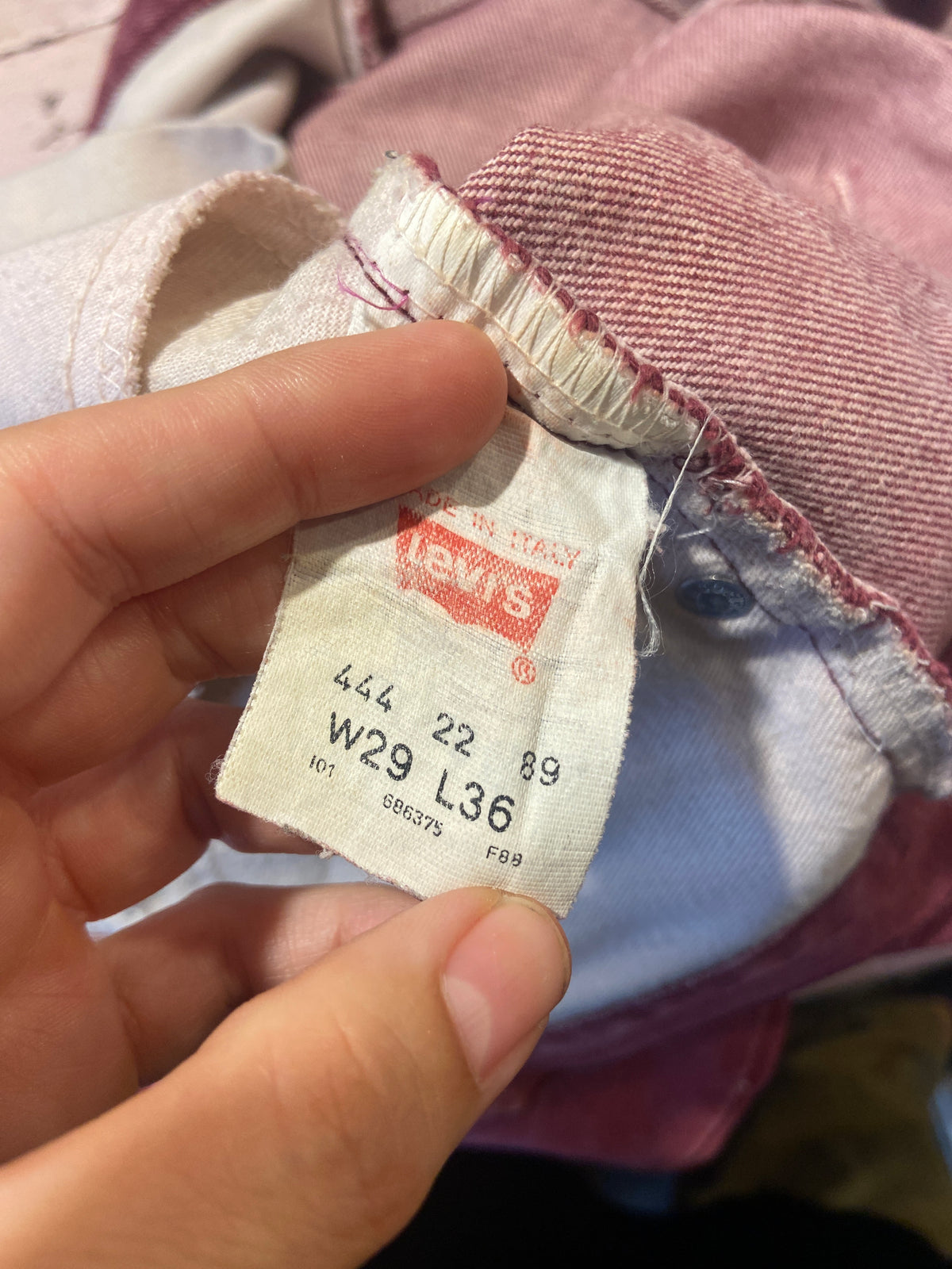Levis ciliegia vintage