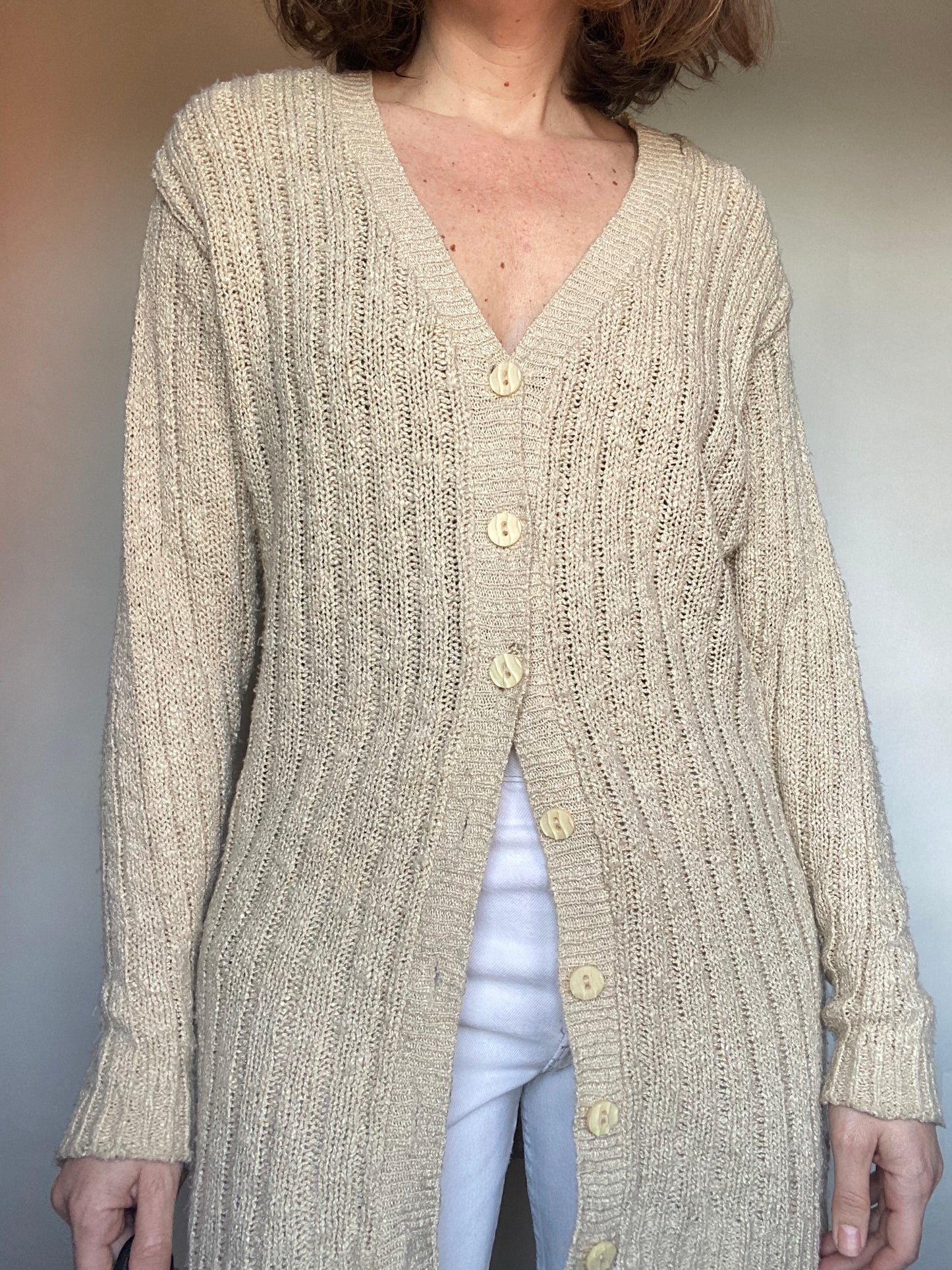 Cardigan misto cotone