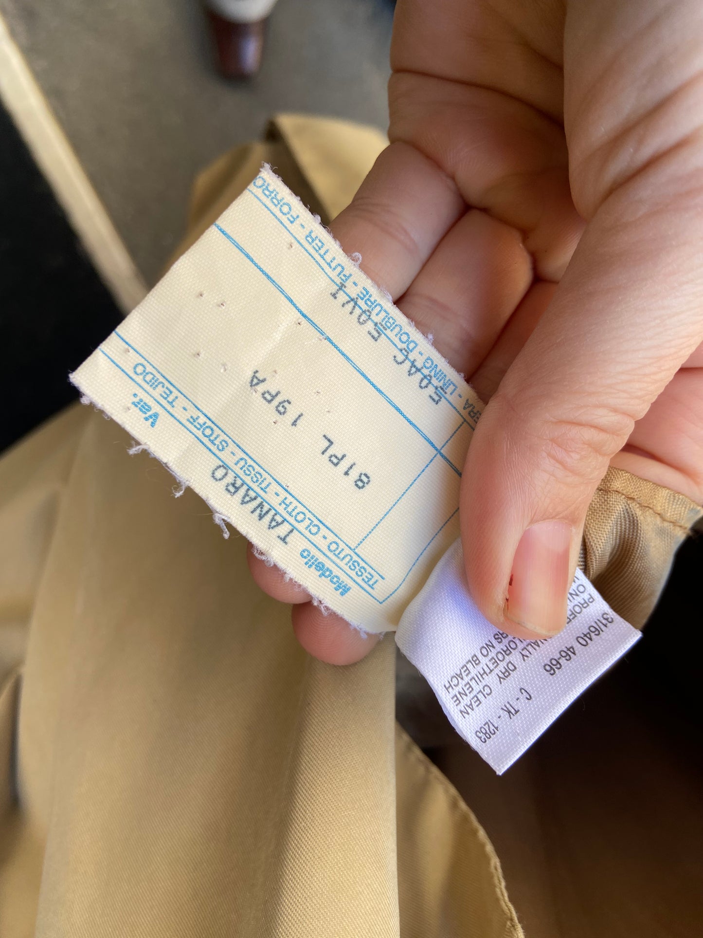 Spolverino crema gruppo Maxmara