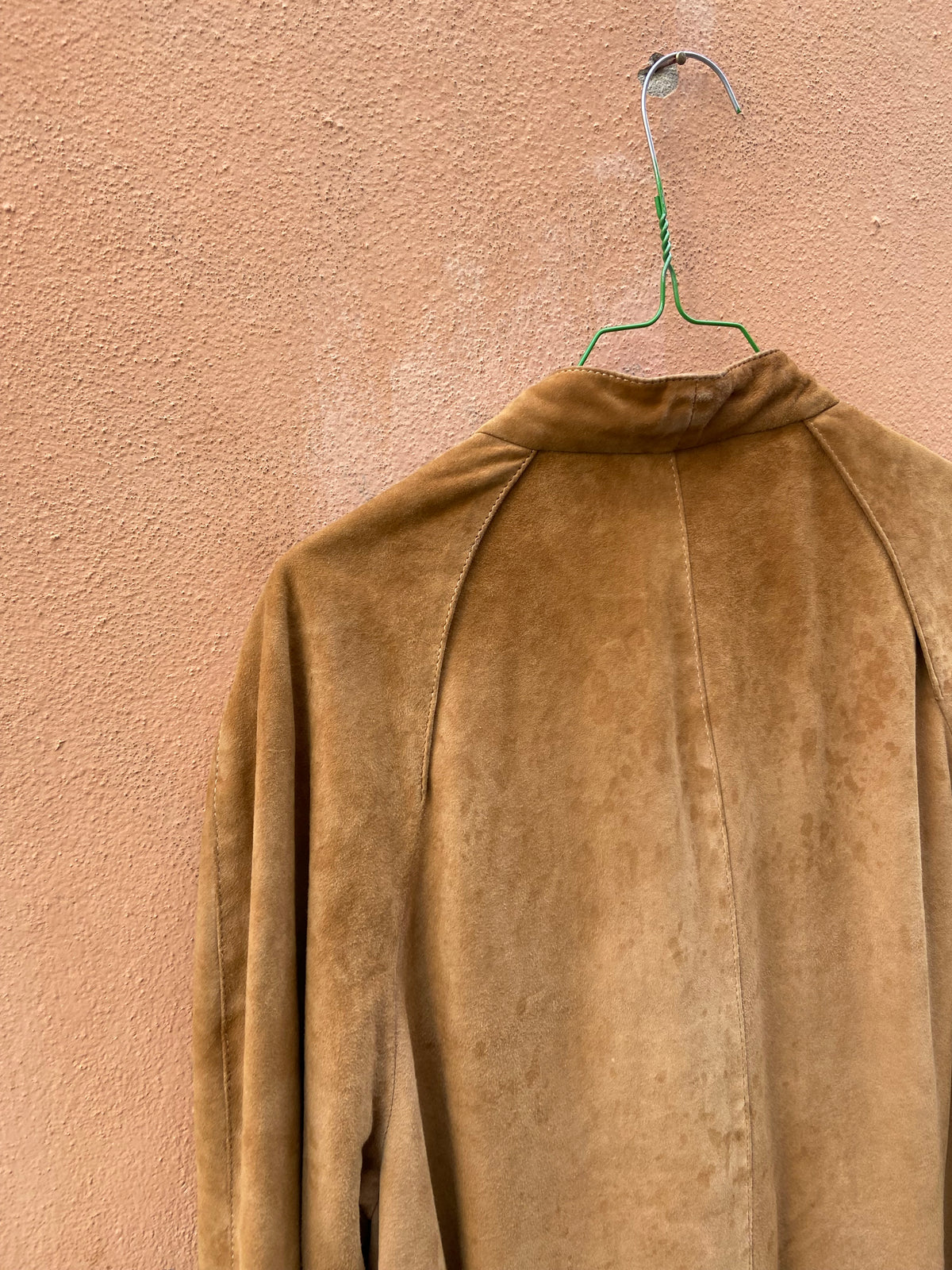 Giacca camicia camoscio
