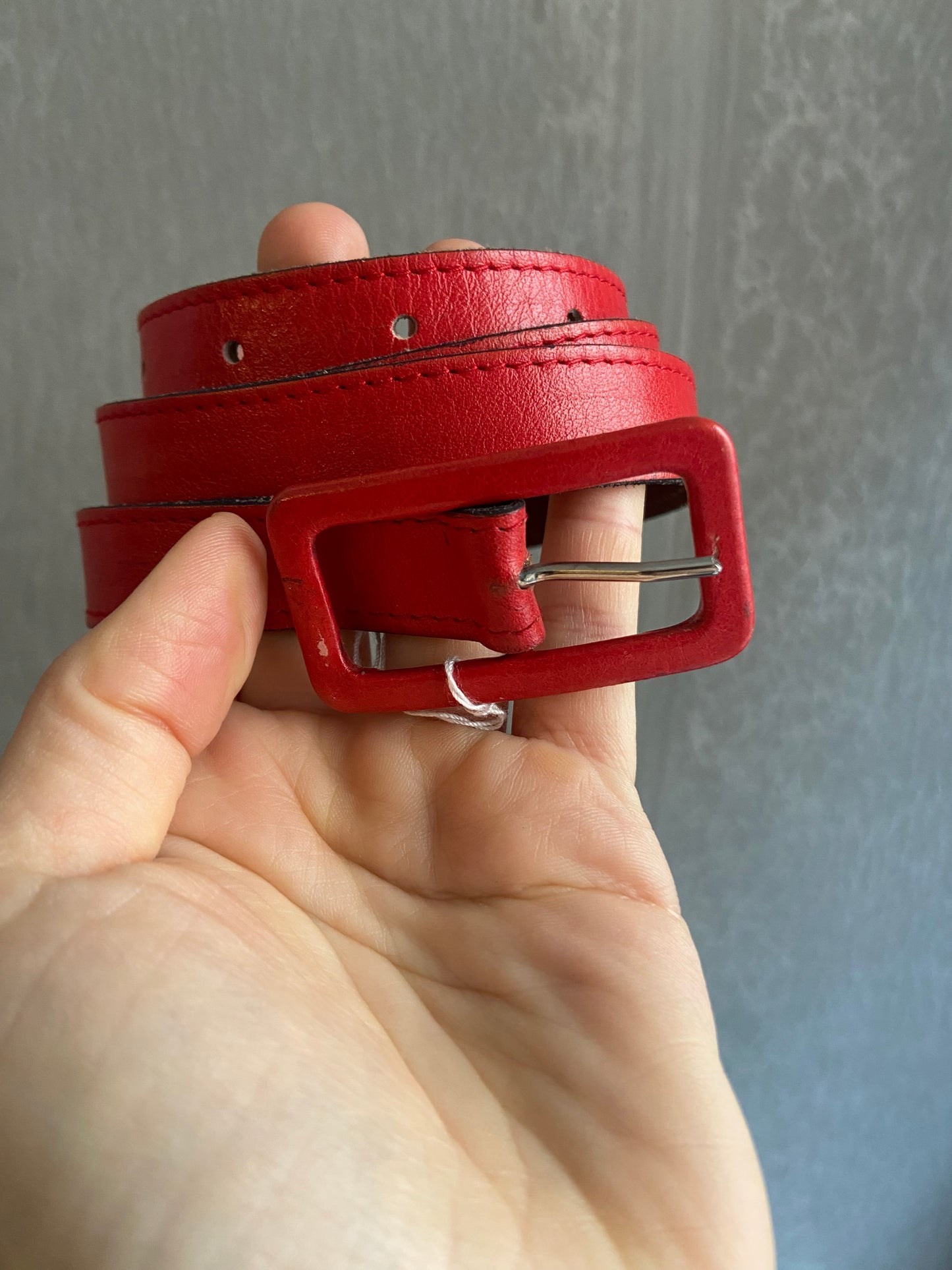 Anni 70, cinturina rossa