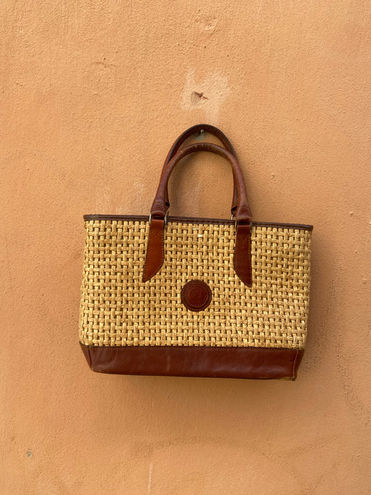 Borsa anni 70 Paglia