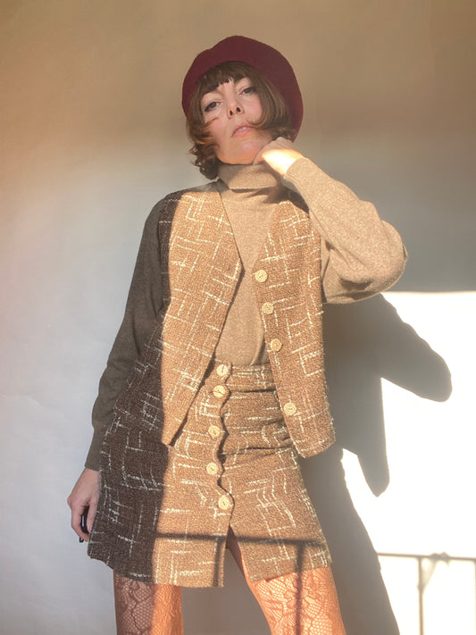 Completo gilet + gonna