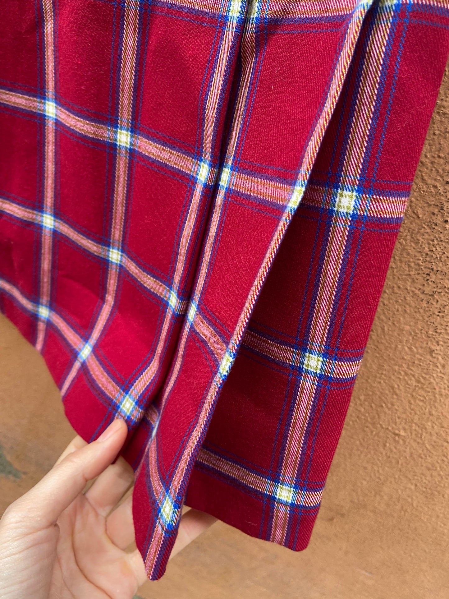 Mini tartan rossi