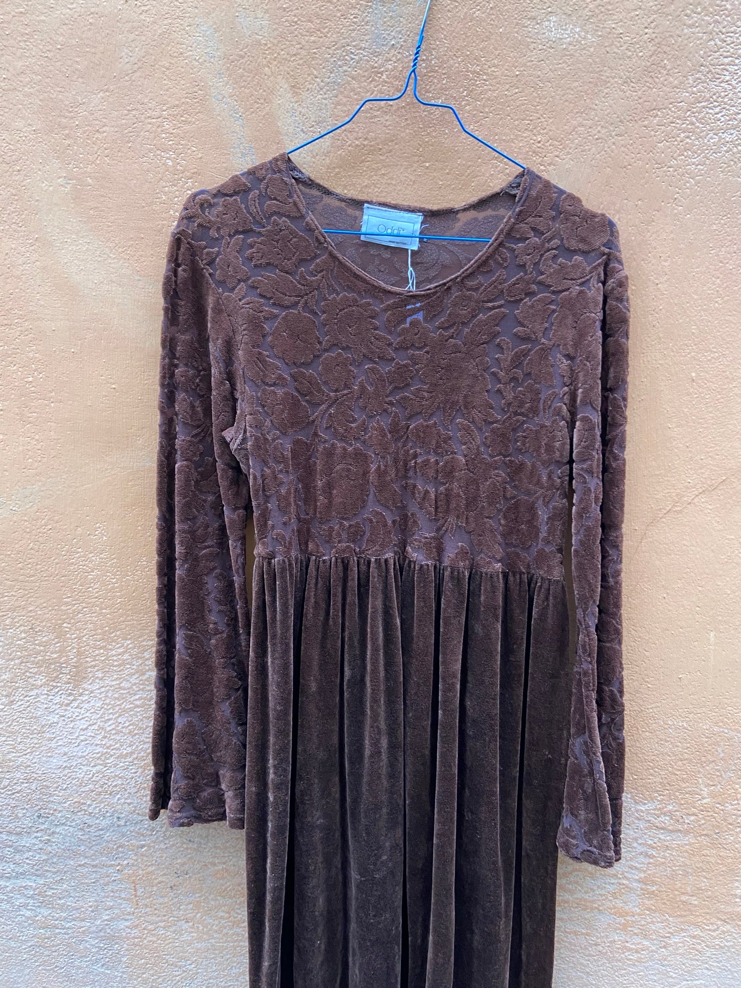 Abito grunge ciniglia