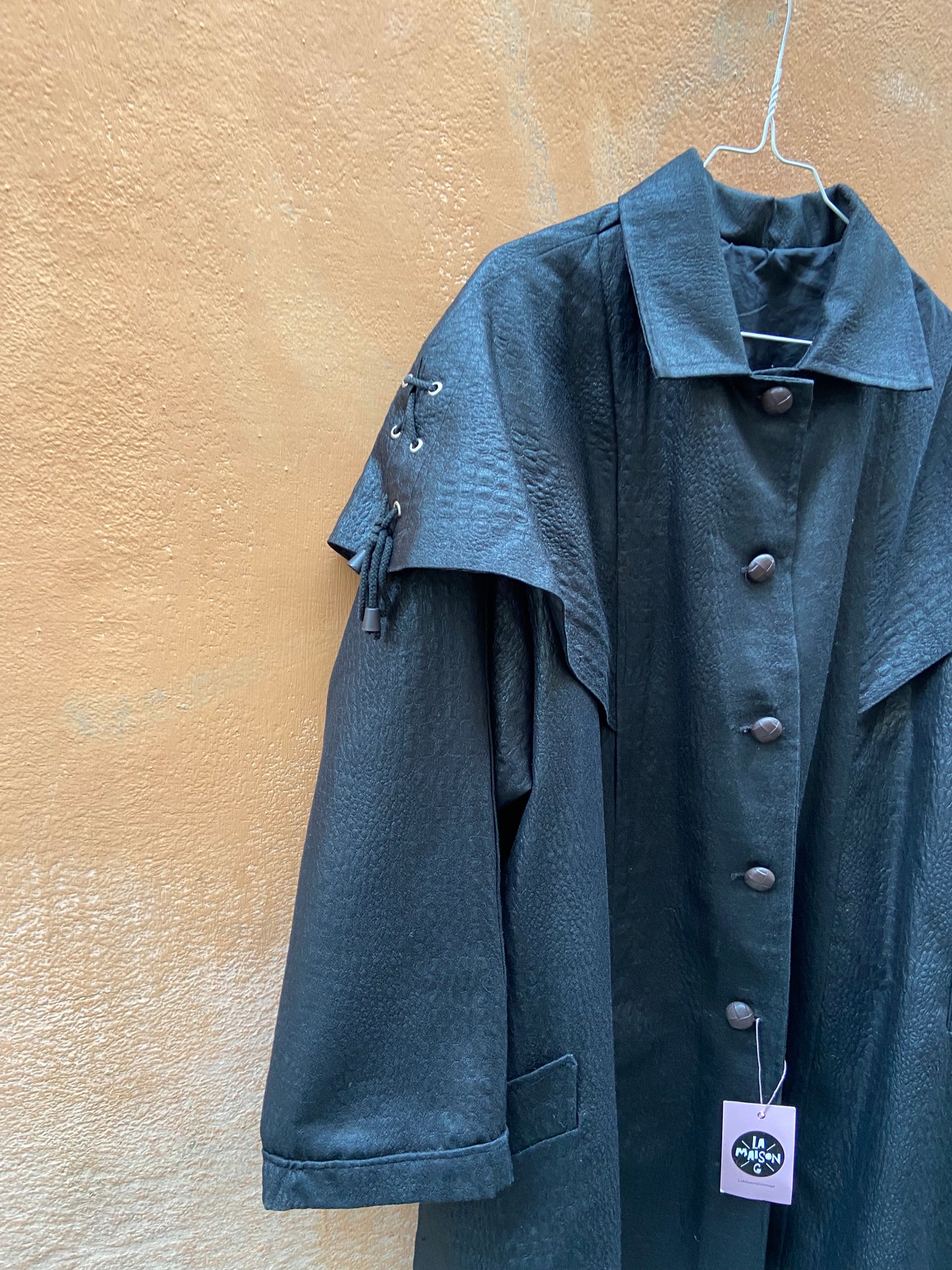 Giacca vintage con mantella