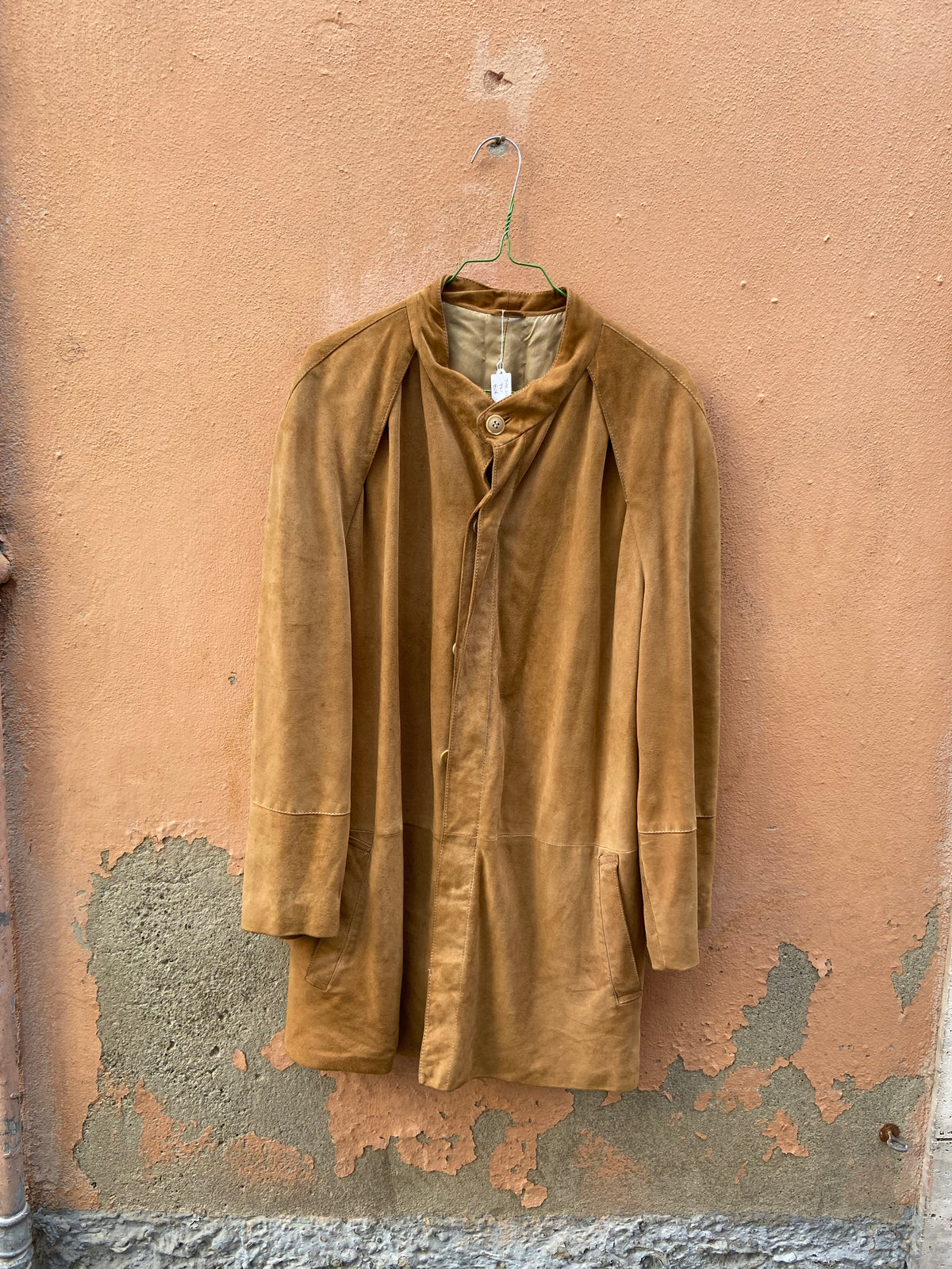 Giacca camicia camoscio