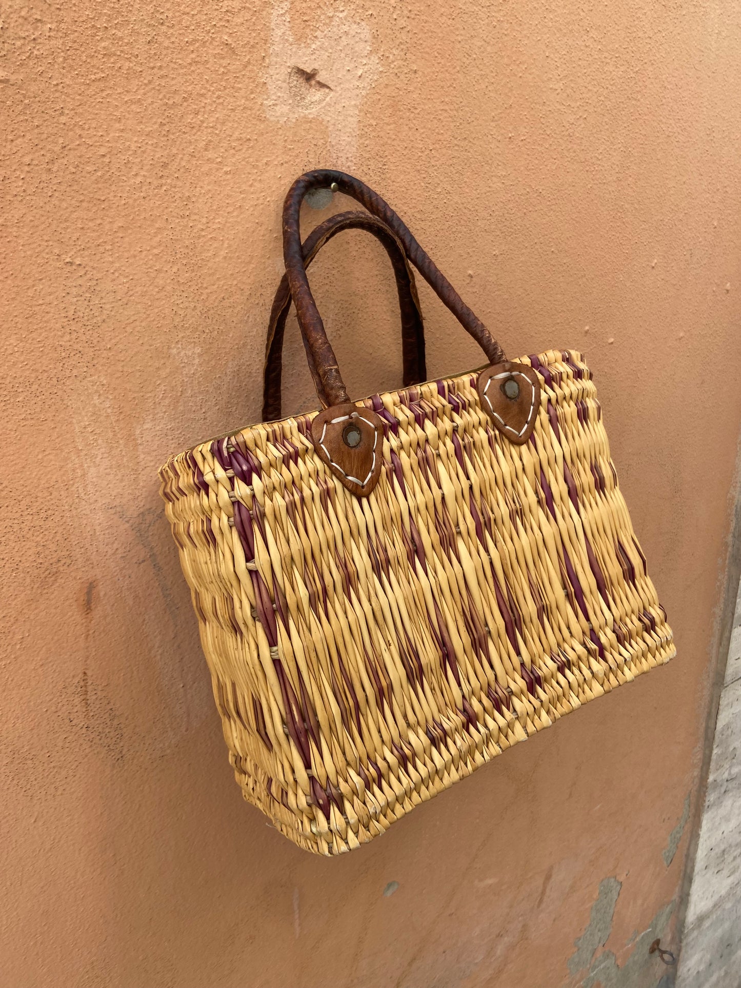 Bauletto paglia vintage
