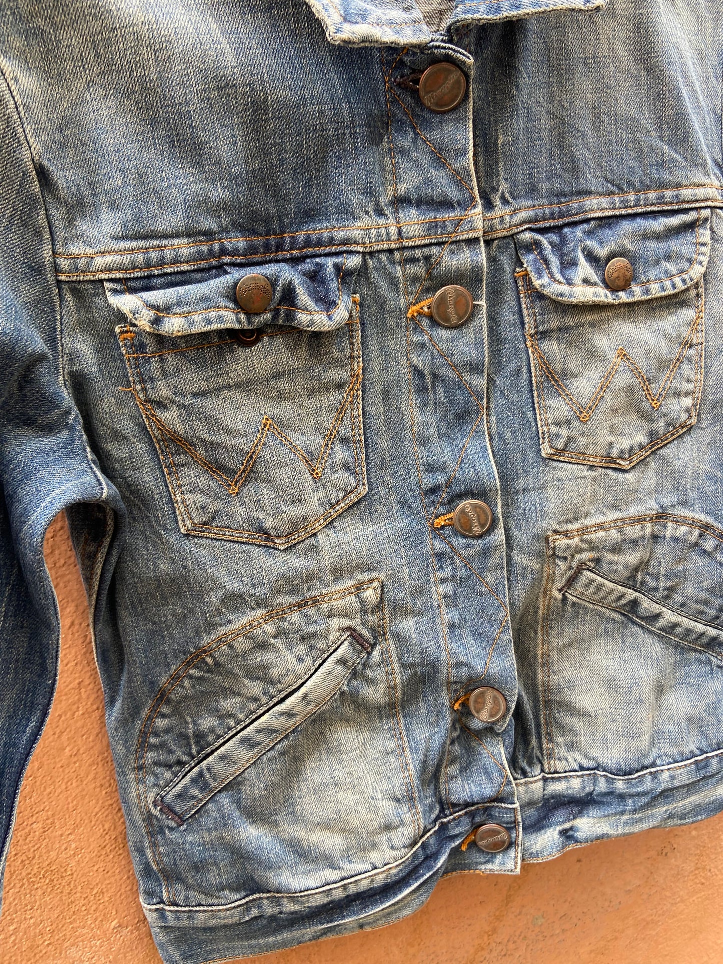 Giacchino jeans Wrangler vintage